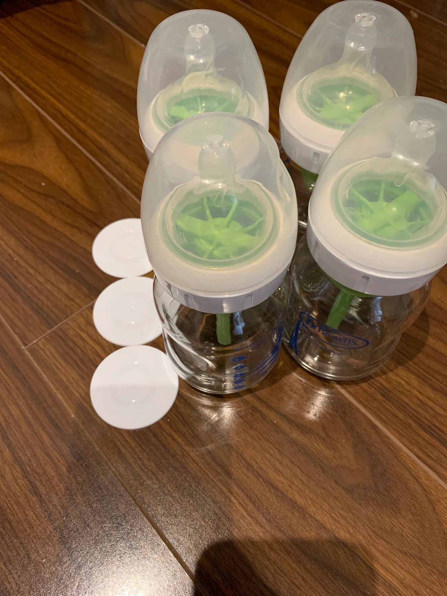 Dr. Brown’s Wide-Neck Glass Bottles 5oz (x4) photo 1