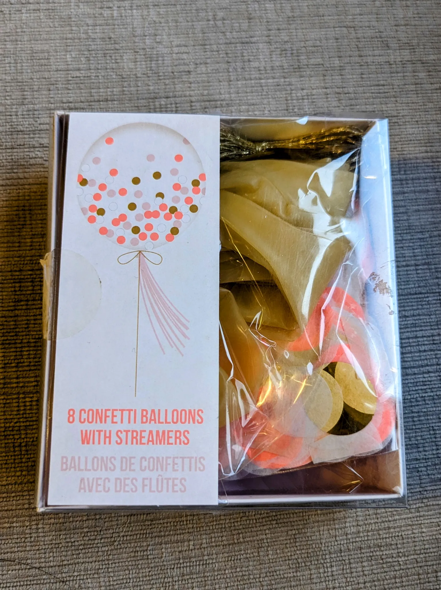 Brand New 8 Confetti Balloons photo 1
