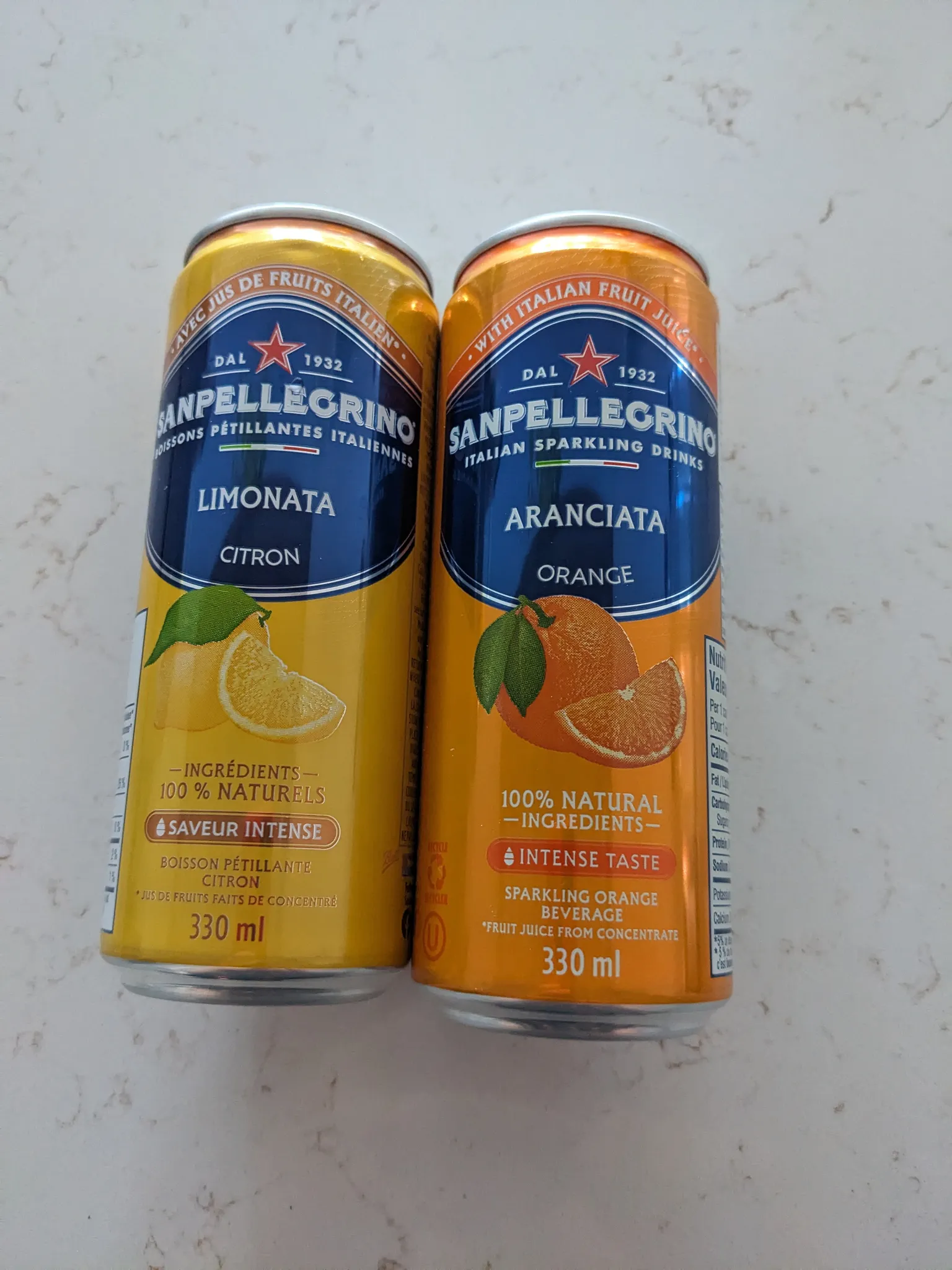 2 cans of San Pellegrino  photo 1