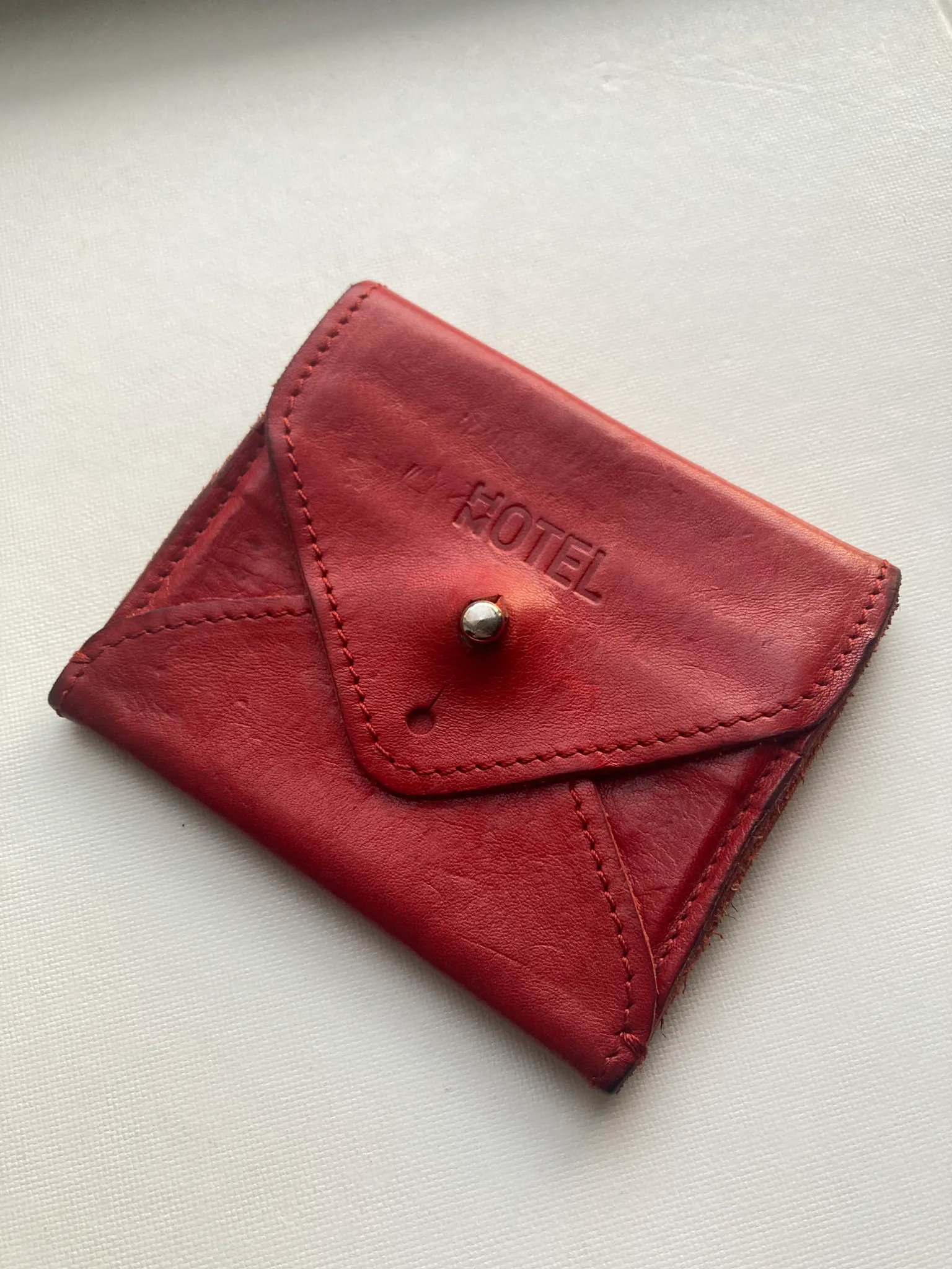 Hotel Motel leather wallet photo 1