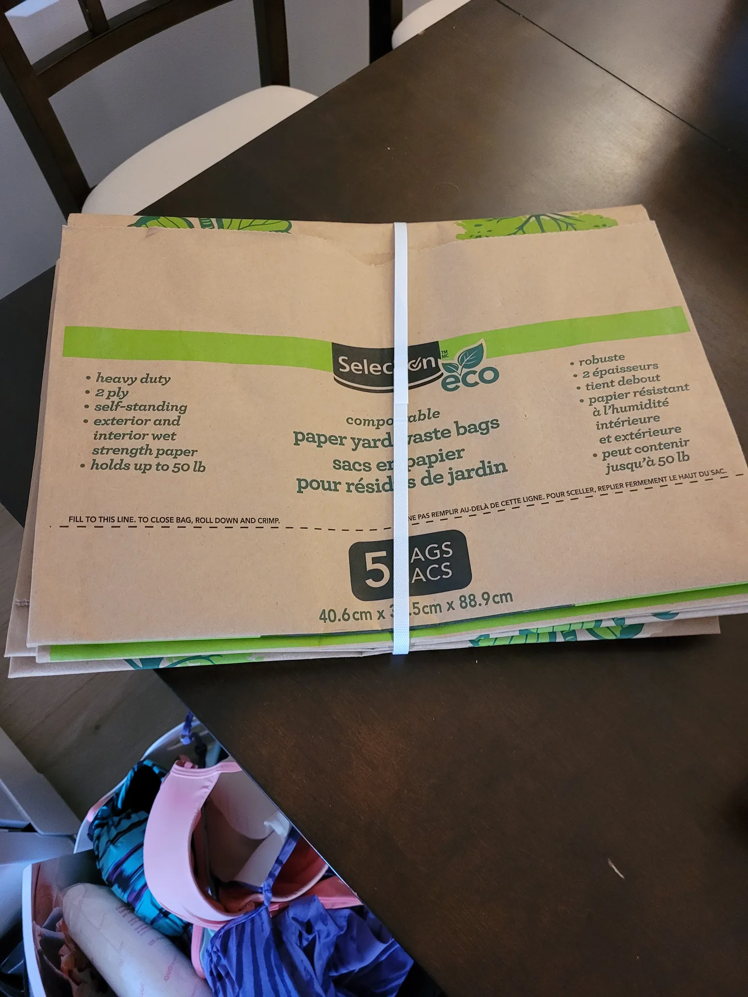 FREE paper yard waste bags /sac en papier pour résidus de jardin photo 1