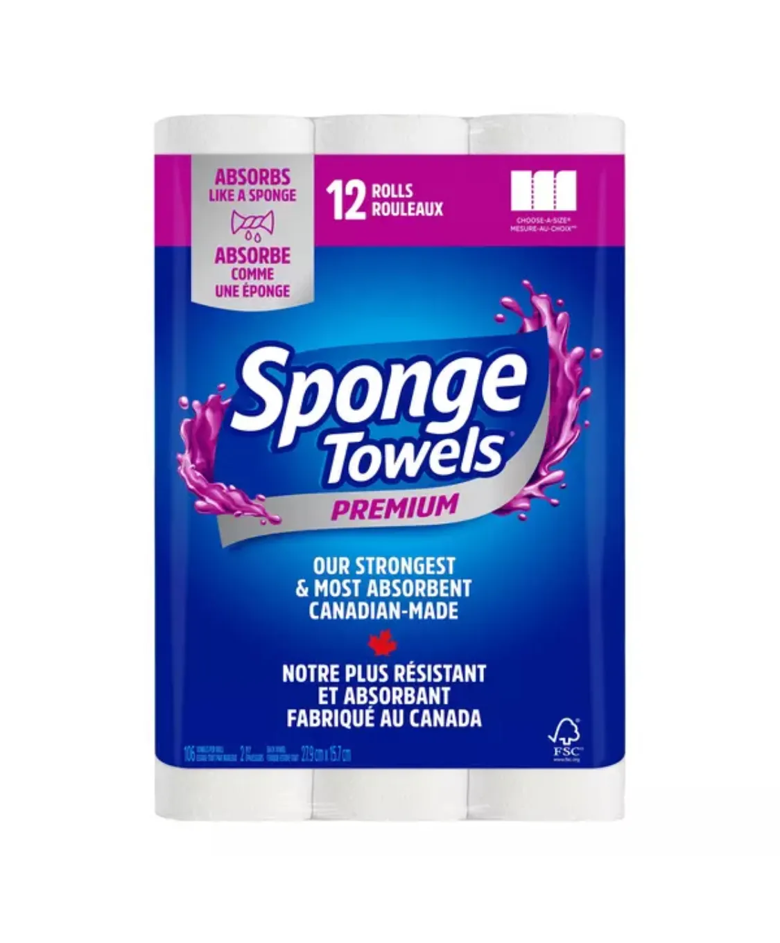Paper towels x 3 rolls photo 1
