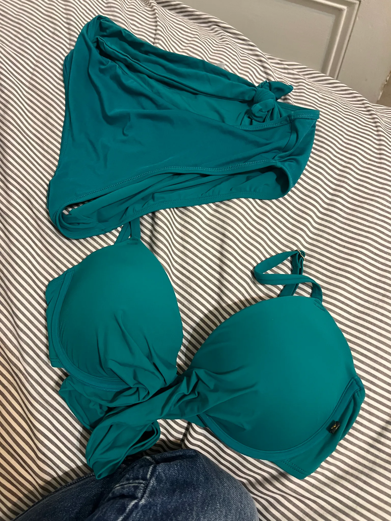 Teal bikini set medium  photo 1