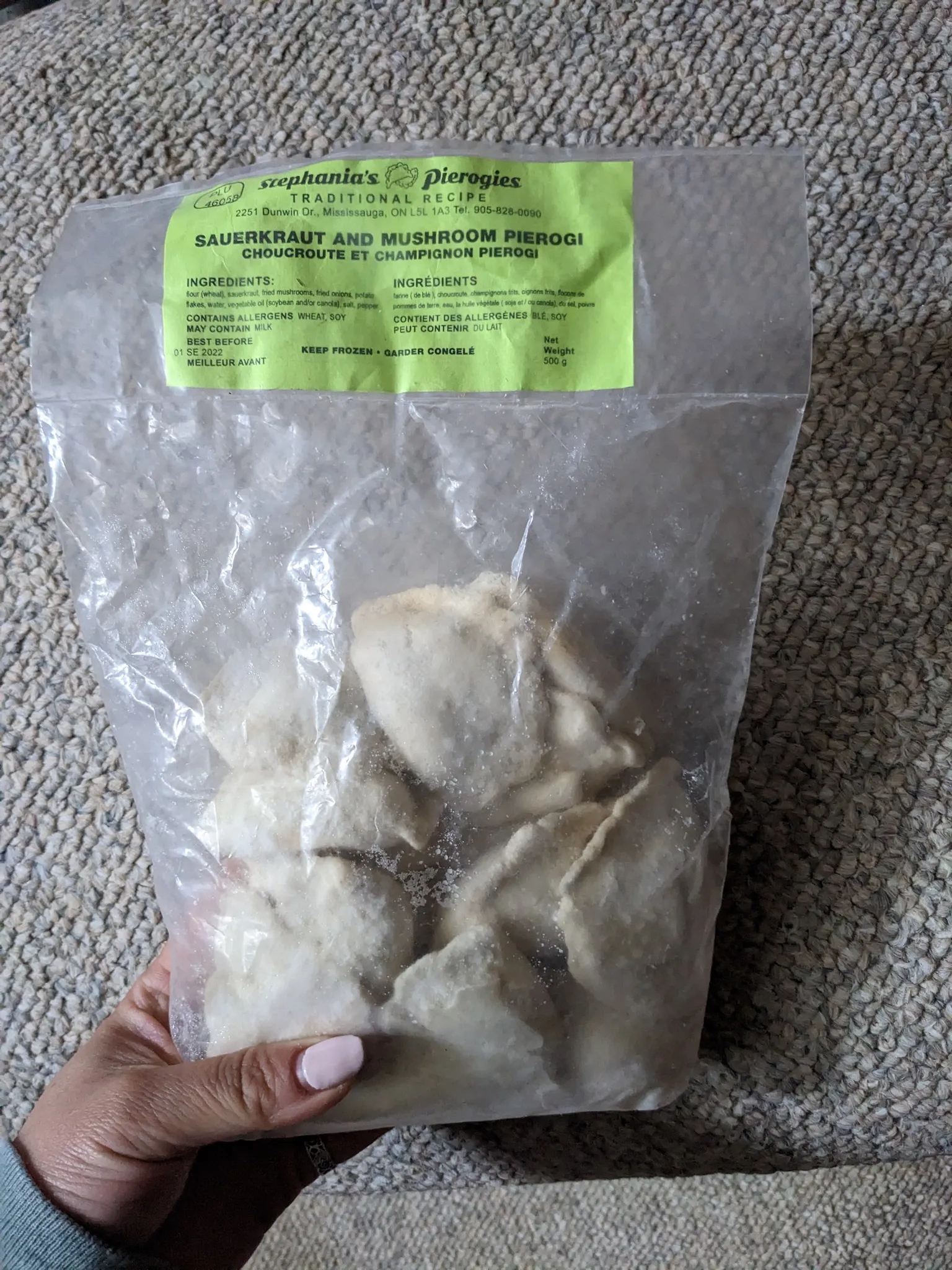 Stephanie's Pierogies (Sauerkraut and Mushroom, Expired) photo 1