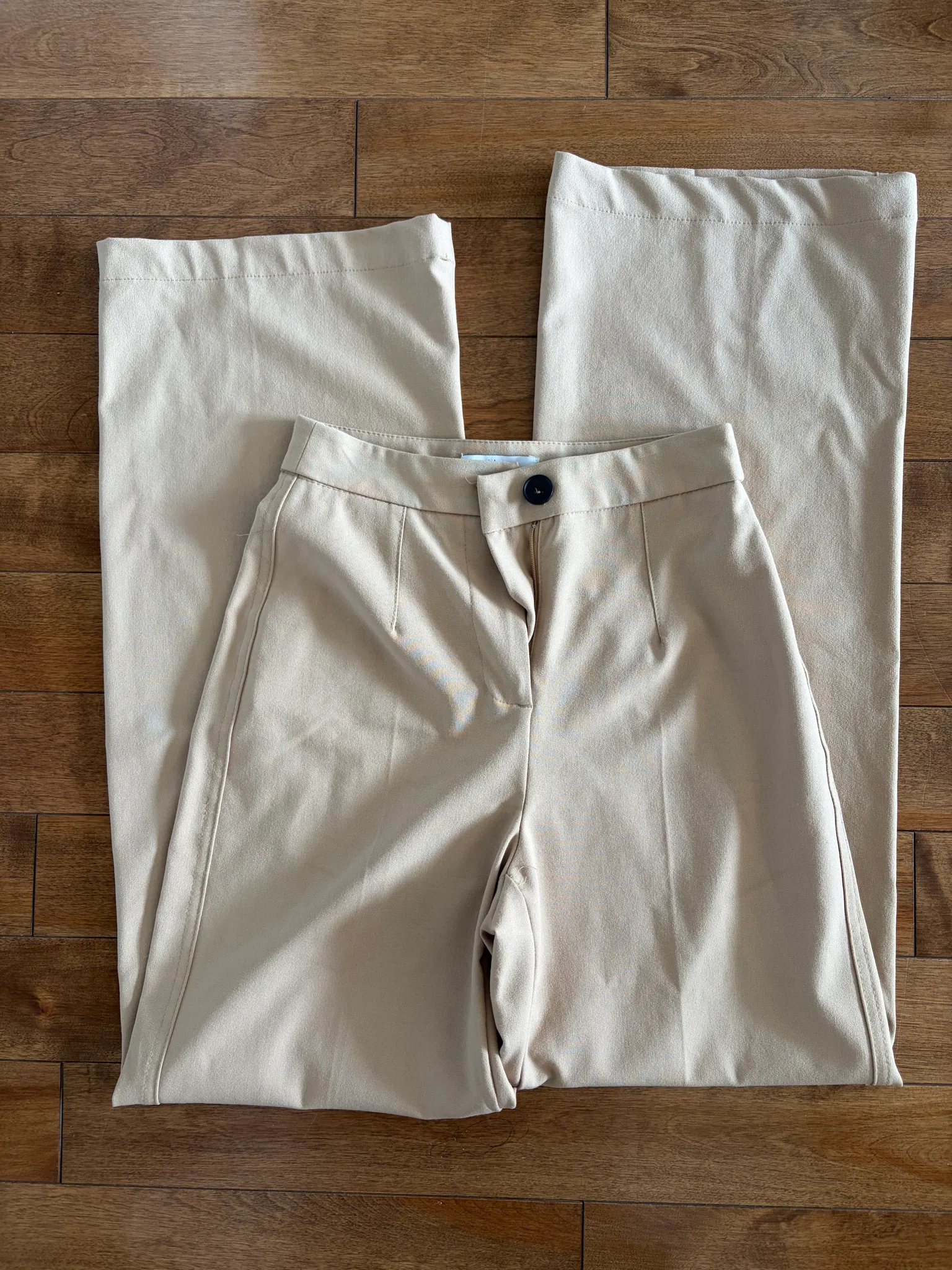 Straight pants Beige  photo 1