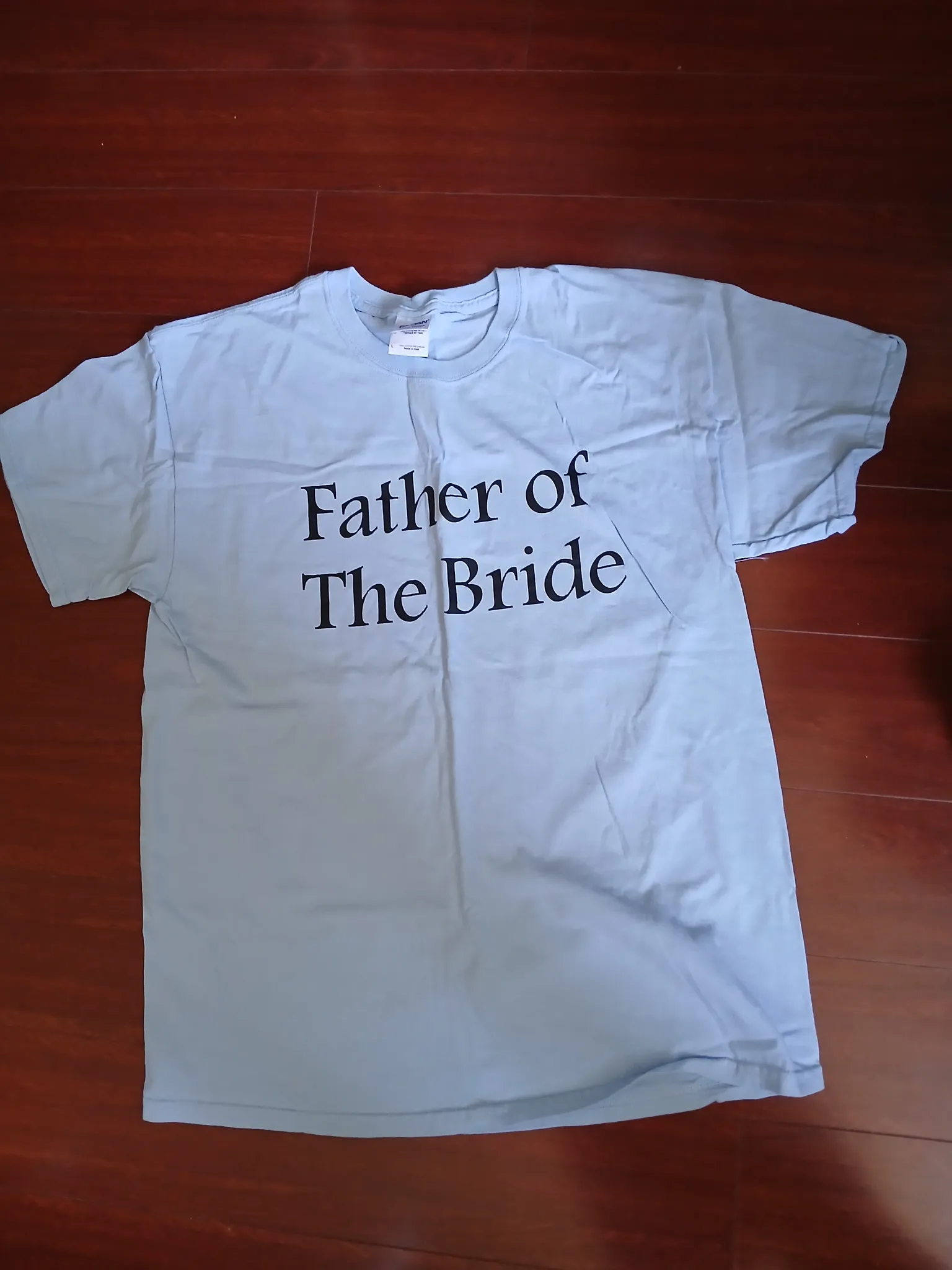 Father of thr bride t shirt photo 1