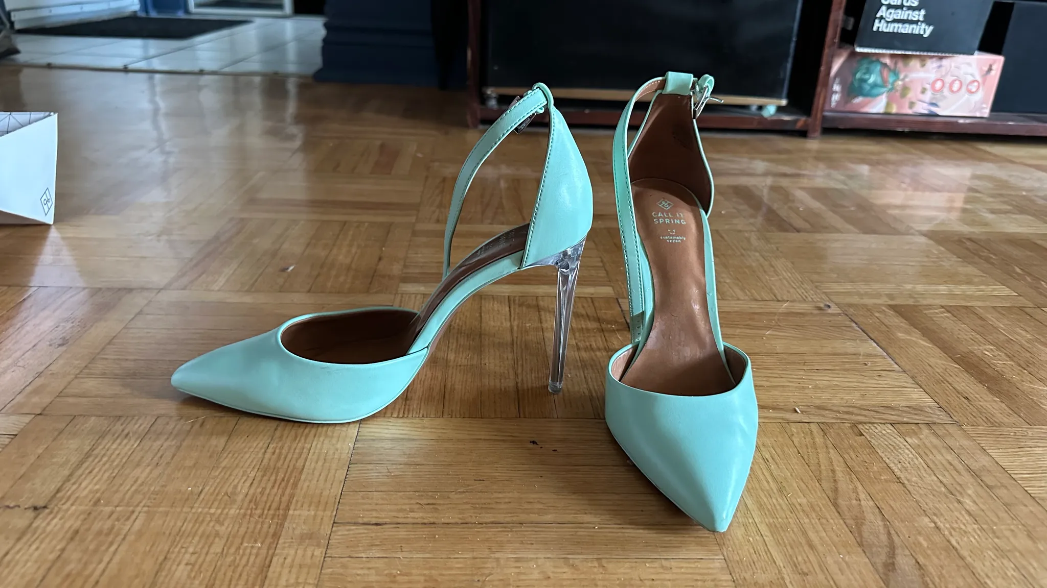 Mint high heels photo 1