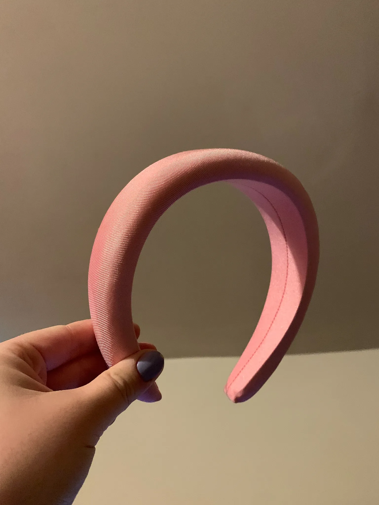 PUFFY PINK HEADBAND  photo 1