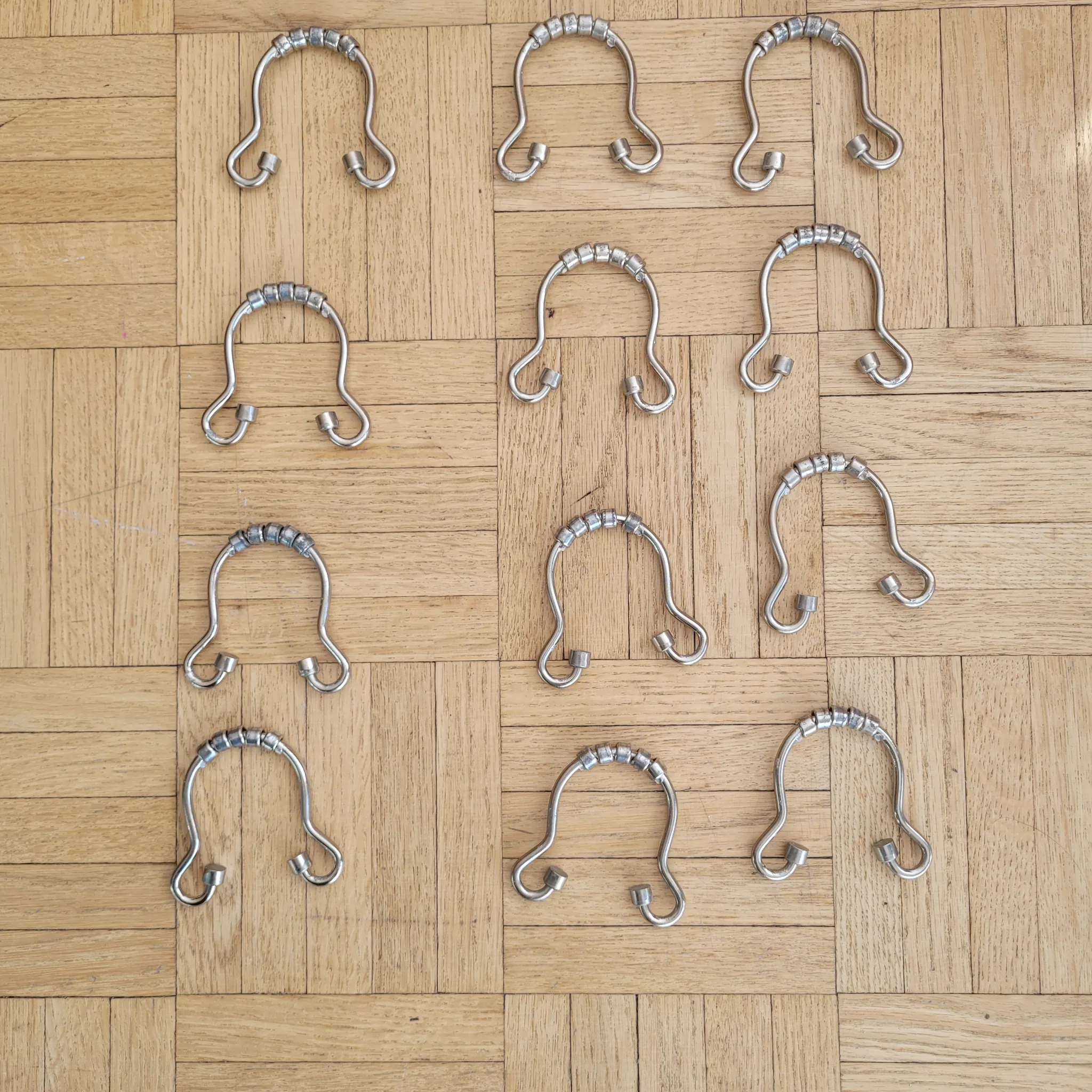 Double Shower Curtain Hooks  photo 1