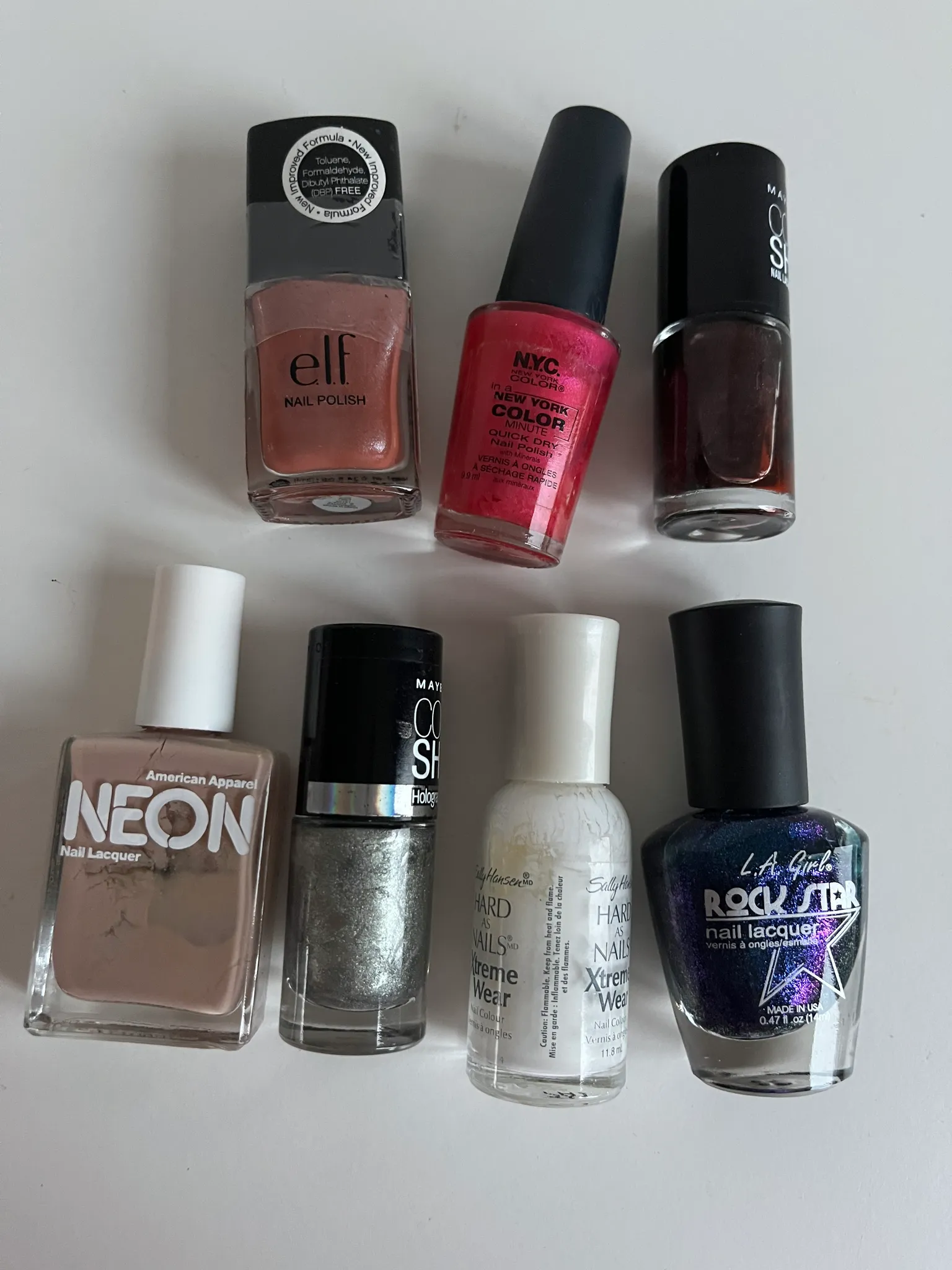 Assorted nail polishes  photo 1