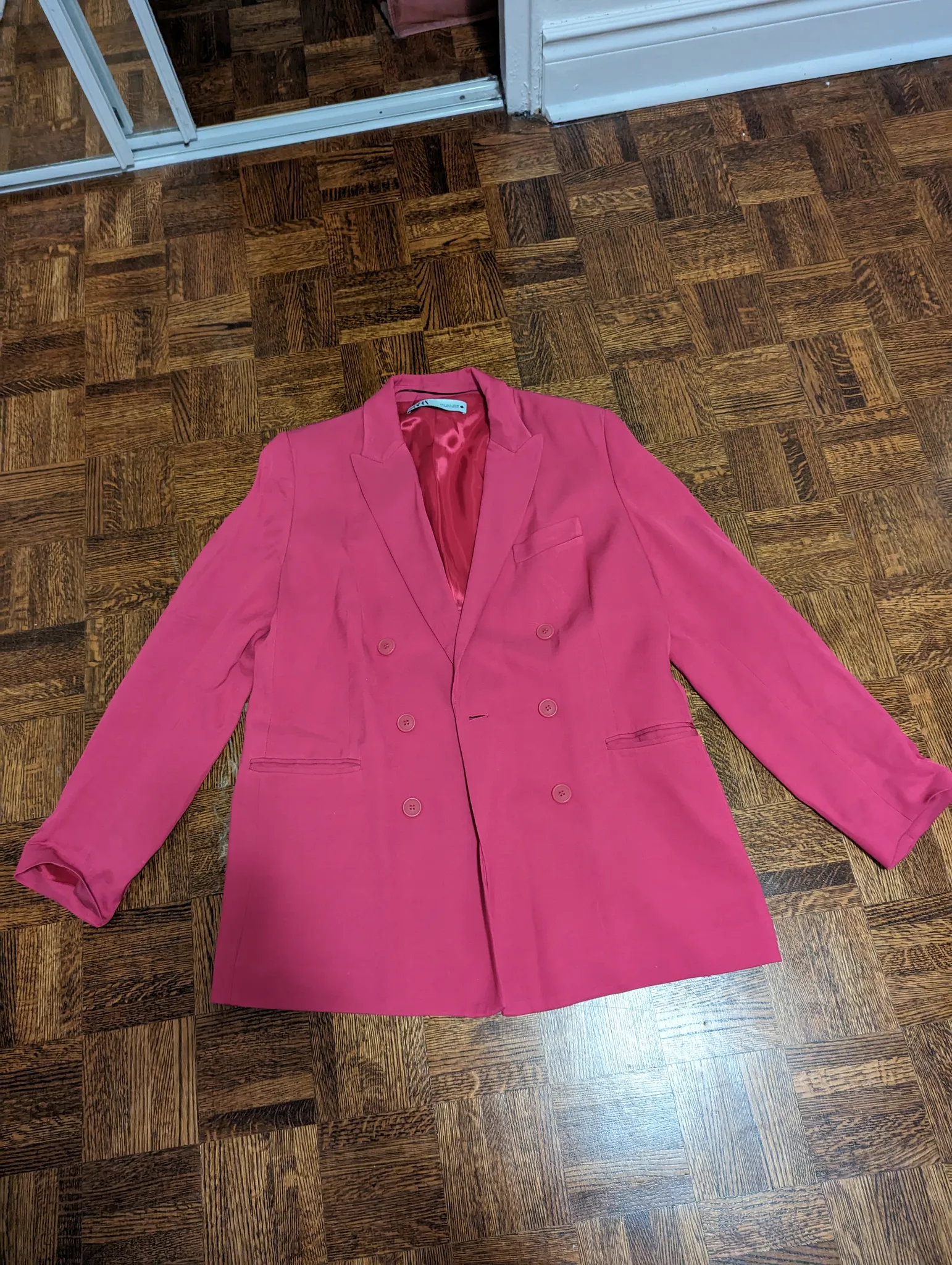 Pink Zara blazer | size L photo 1
