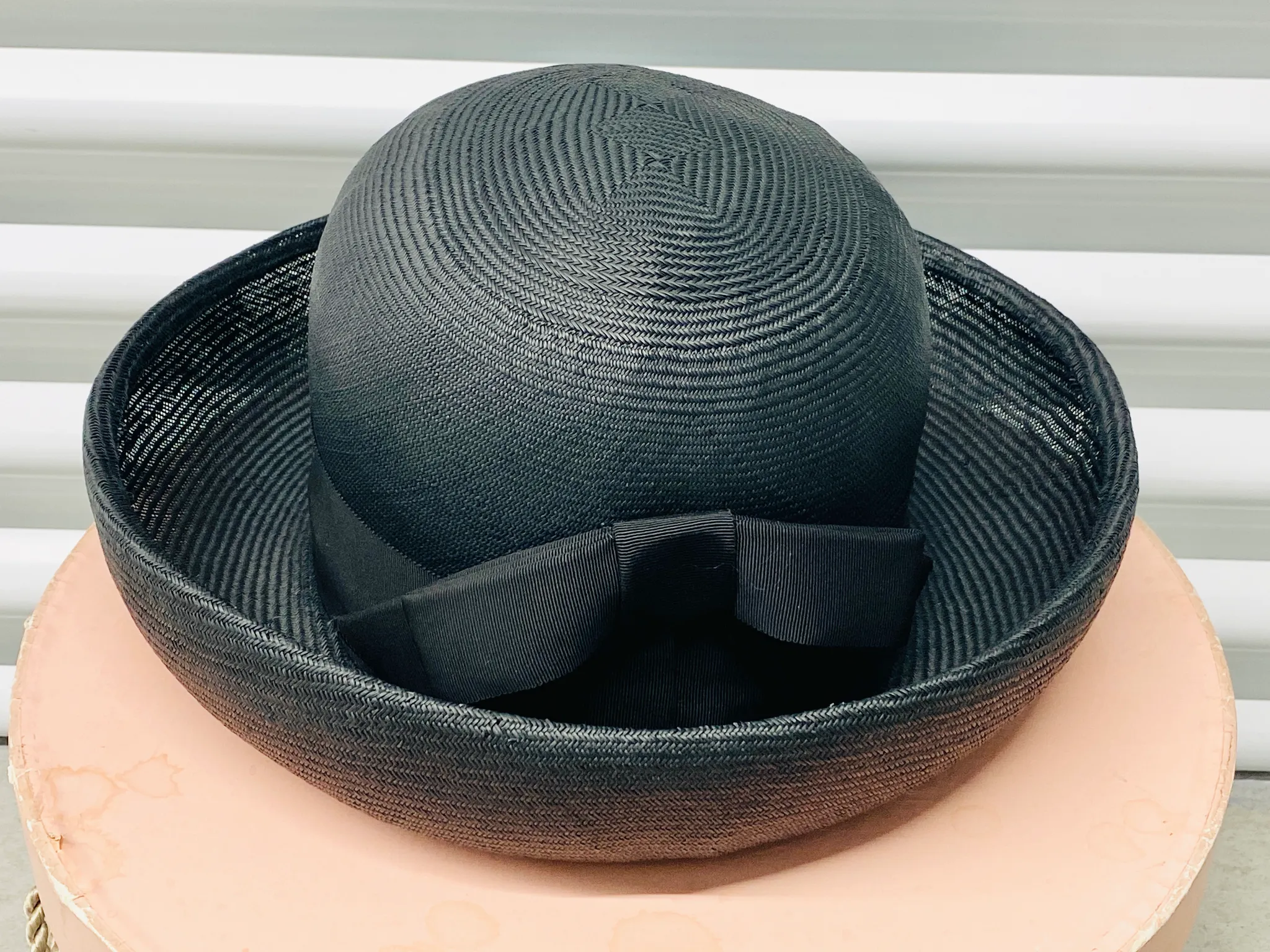 Vintage 1940s ladies hat - Size 6-3/4 or 6-7/8 photo 1