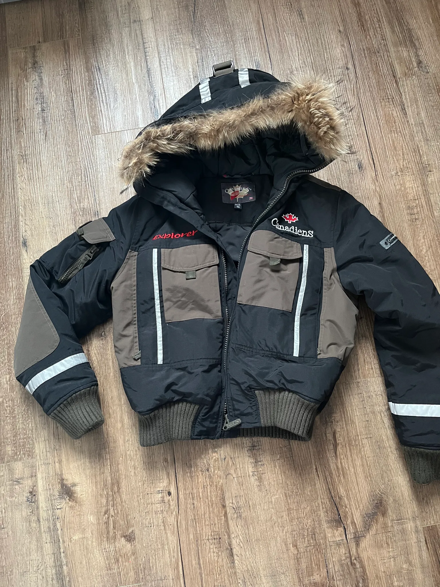 Cropped Down-filled bomber photo 1
