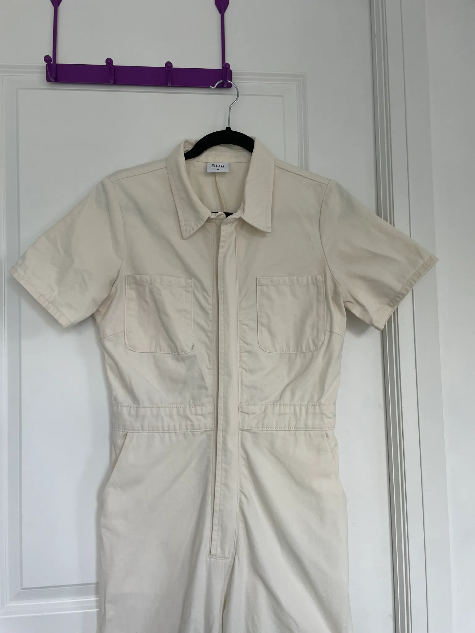 Cream jumpsuit / boiler suit from Urban Outfitters BDG photo 1