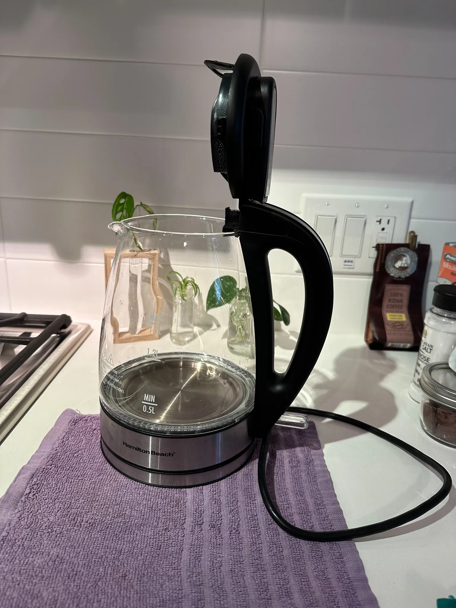 FREE - Hamilton beach glass kettle with box photo 1