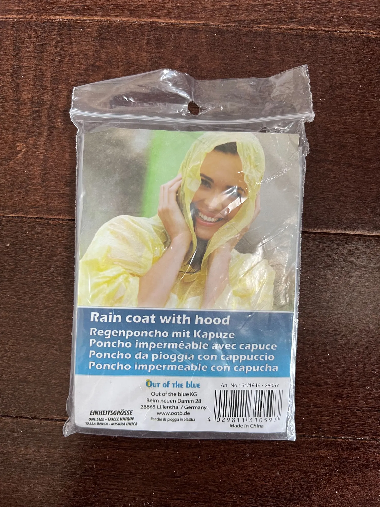 TRADED FREE Clear Rain Poncho photo 1