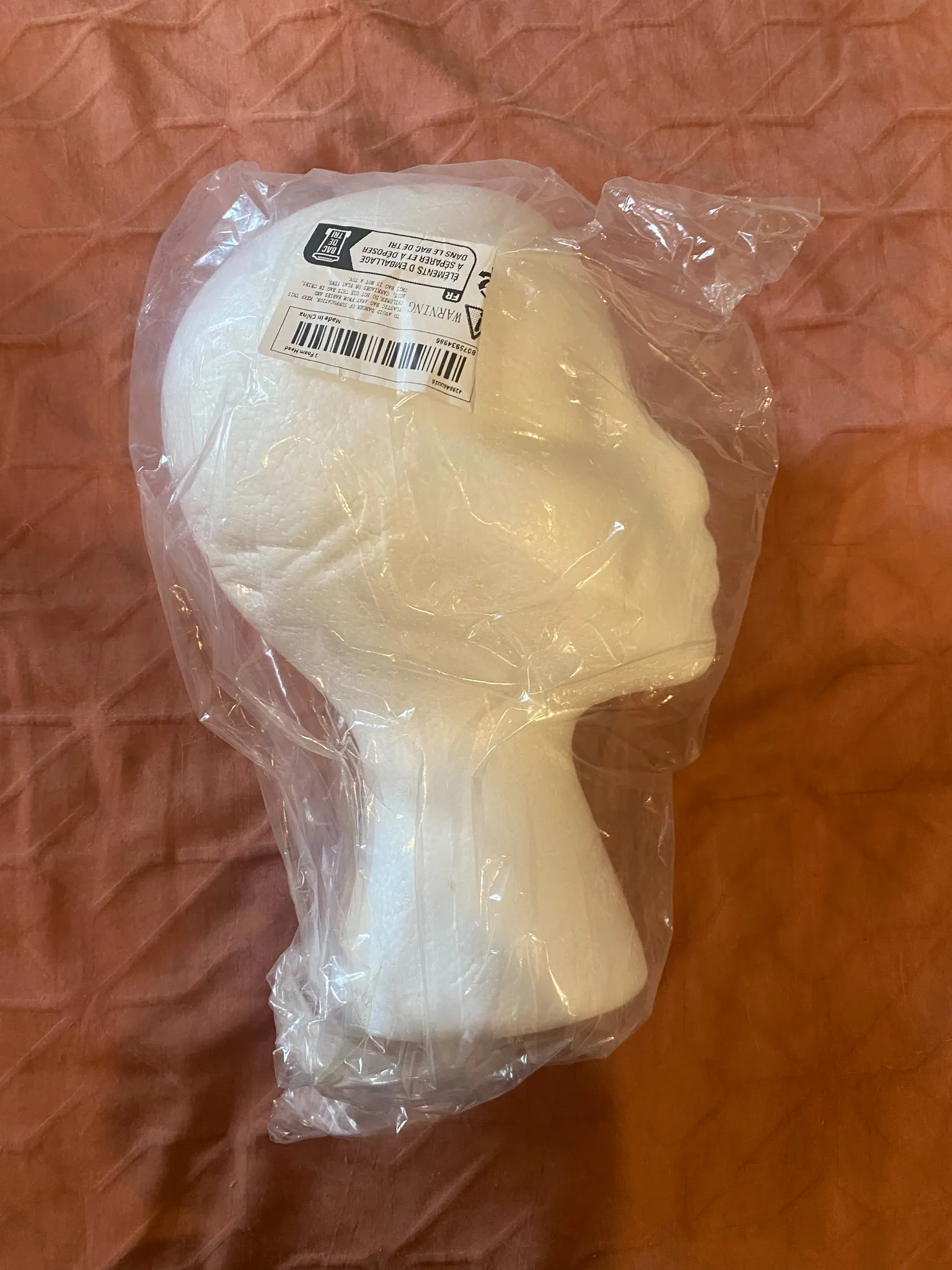 Styrofoam Wig Mannequin Heads (7) photo 1