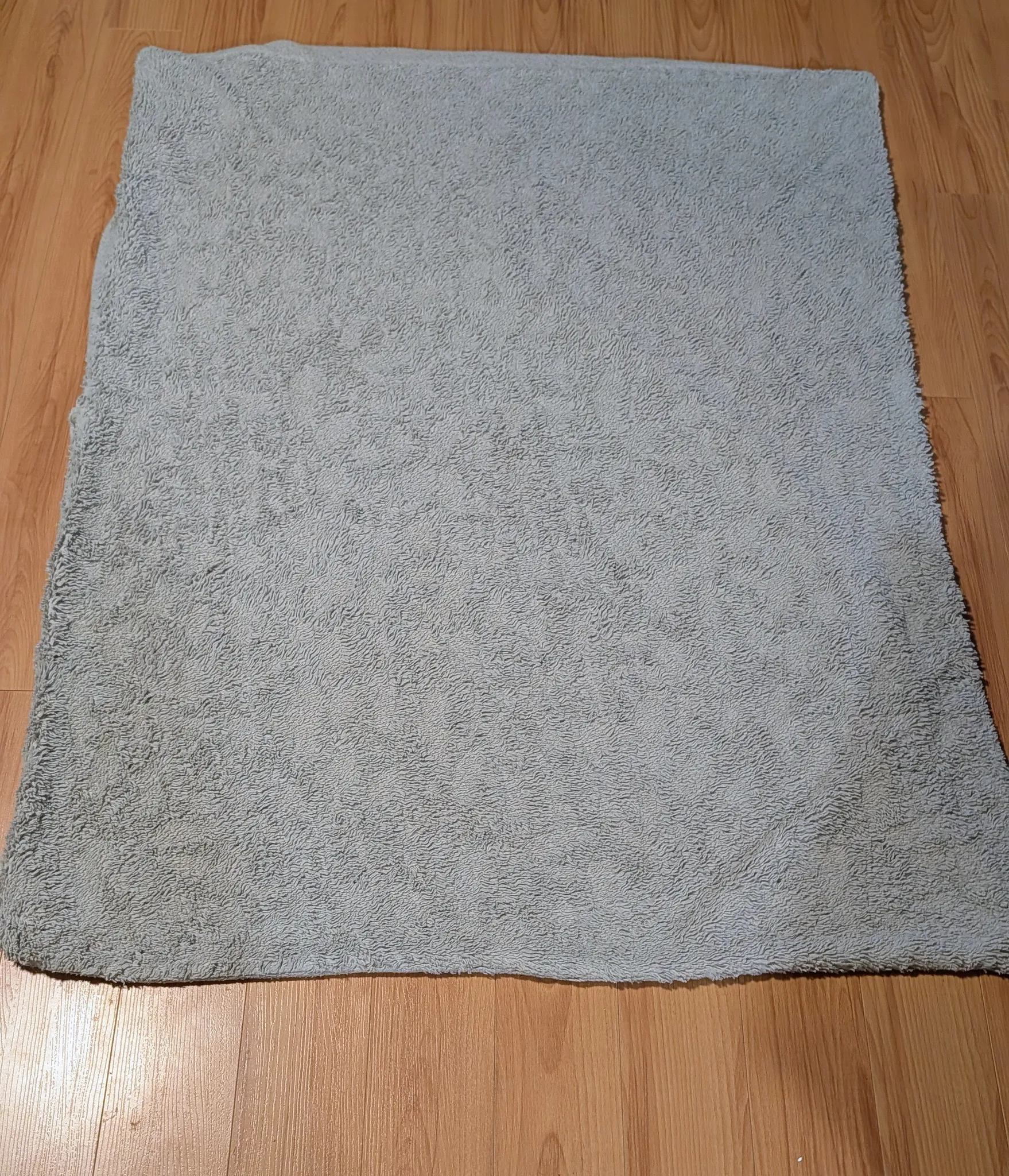 Beige Fleece Throw Blanket  photo 1