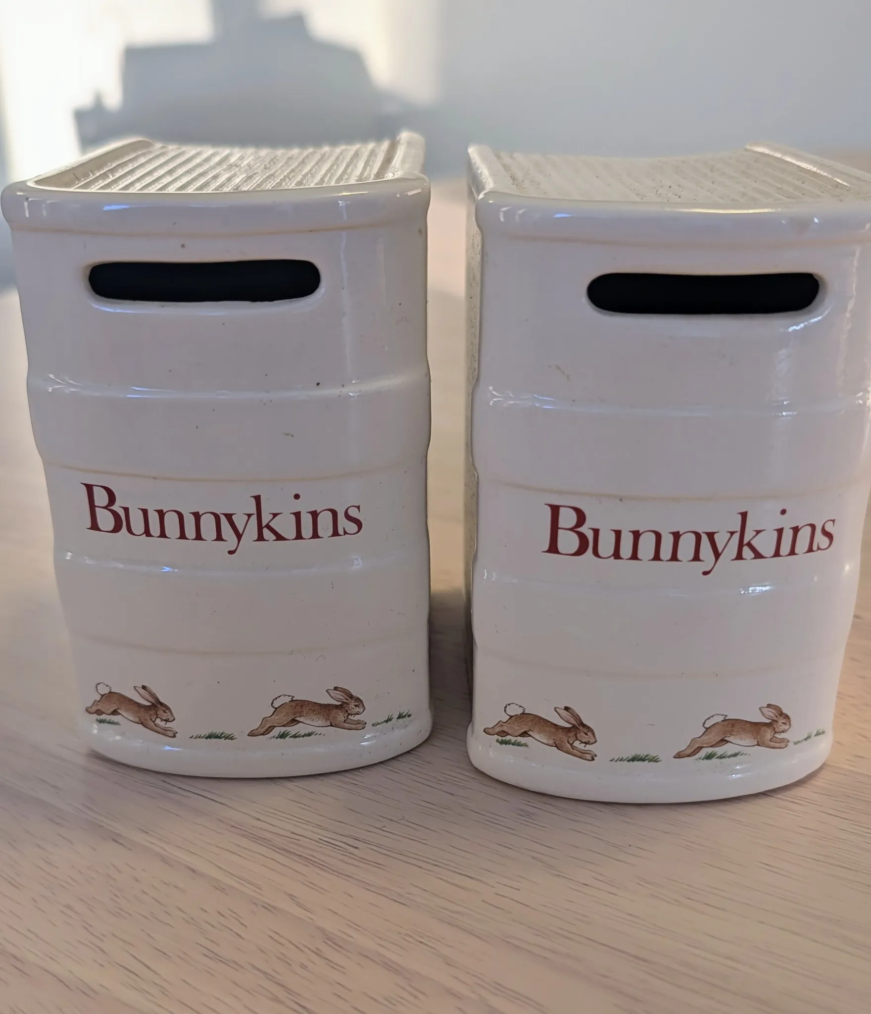 Royal Doulton Bunnykins Vintage Bookend Banks photo 1
