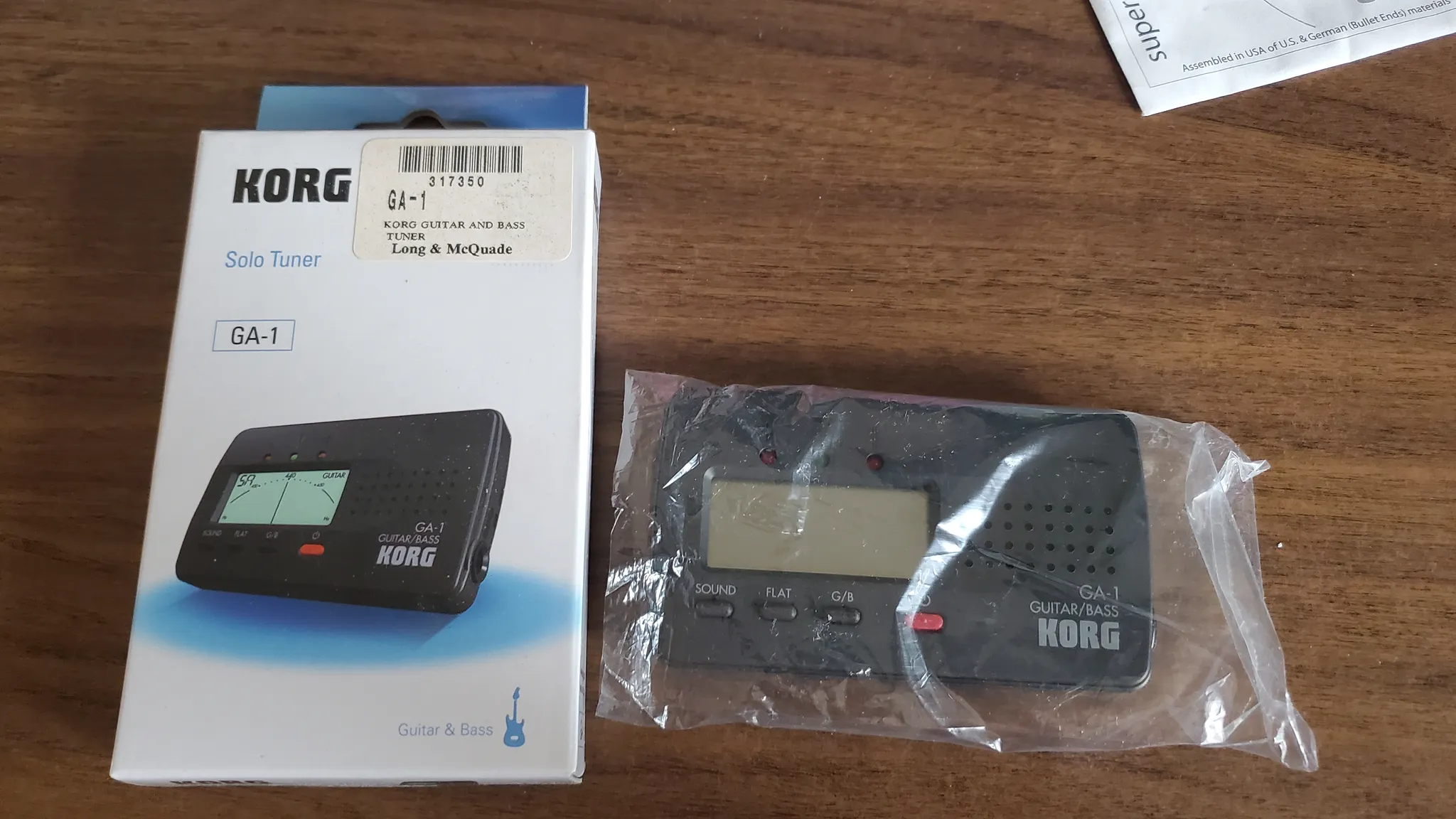 KORG Guitar and Bass Tuner  photo 1