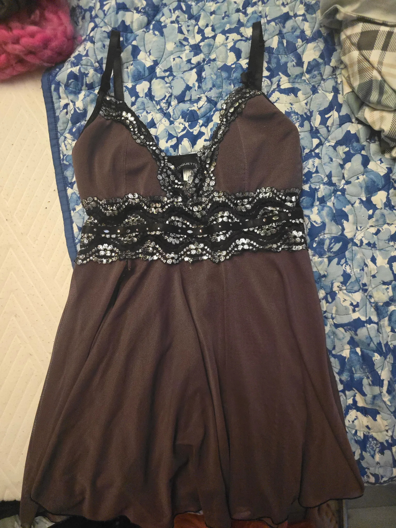 Purple Coquette Babydoll photo 1