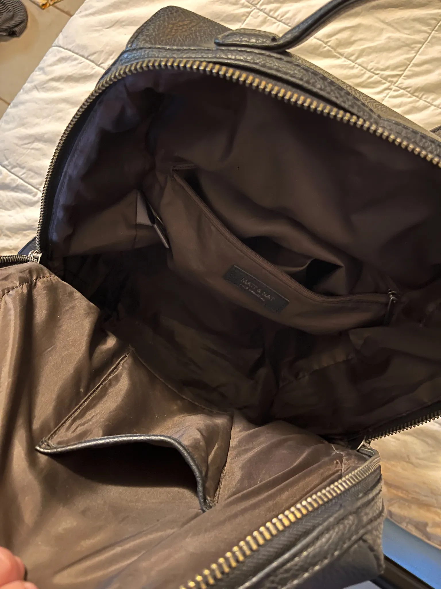Matt & Nat vegan leather backpack photo 1