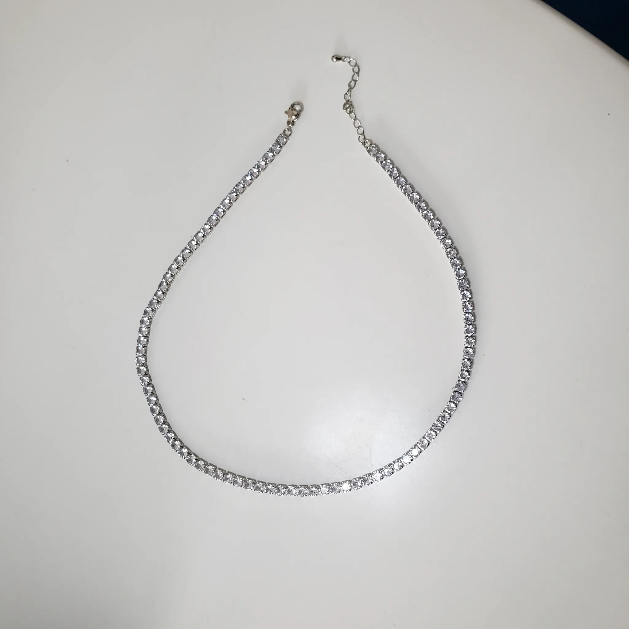 Rhinestones necklace  photo 1