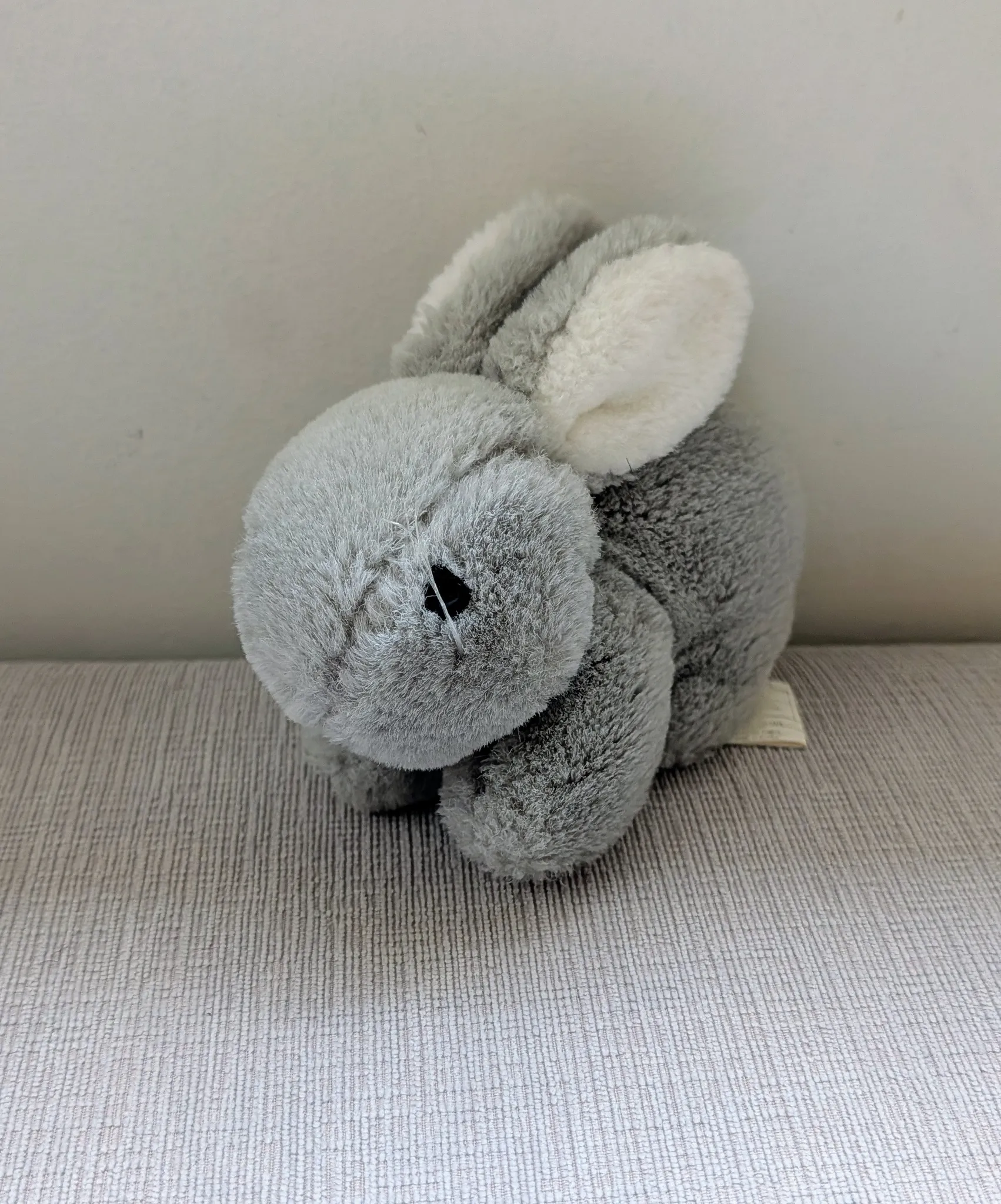 Grey Plush Bunny Toy photo 1