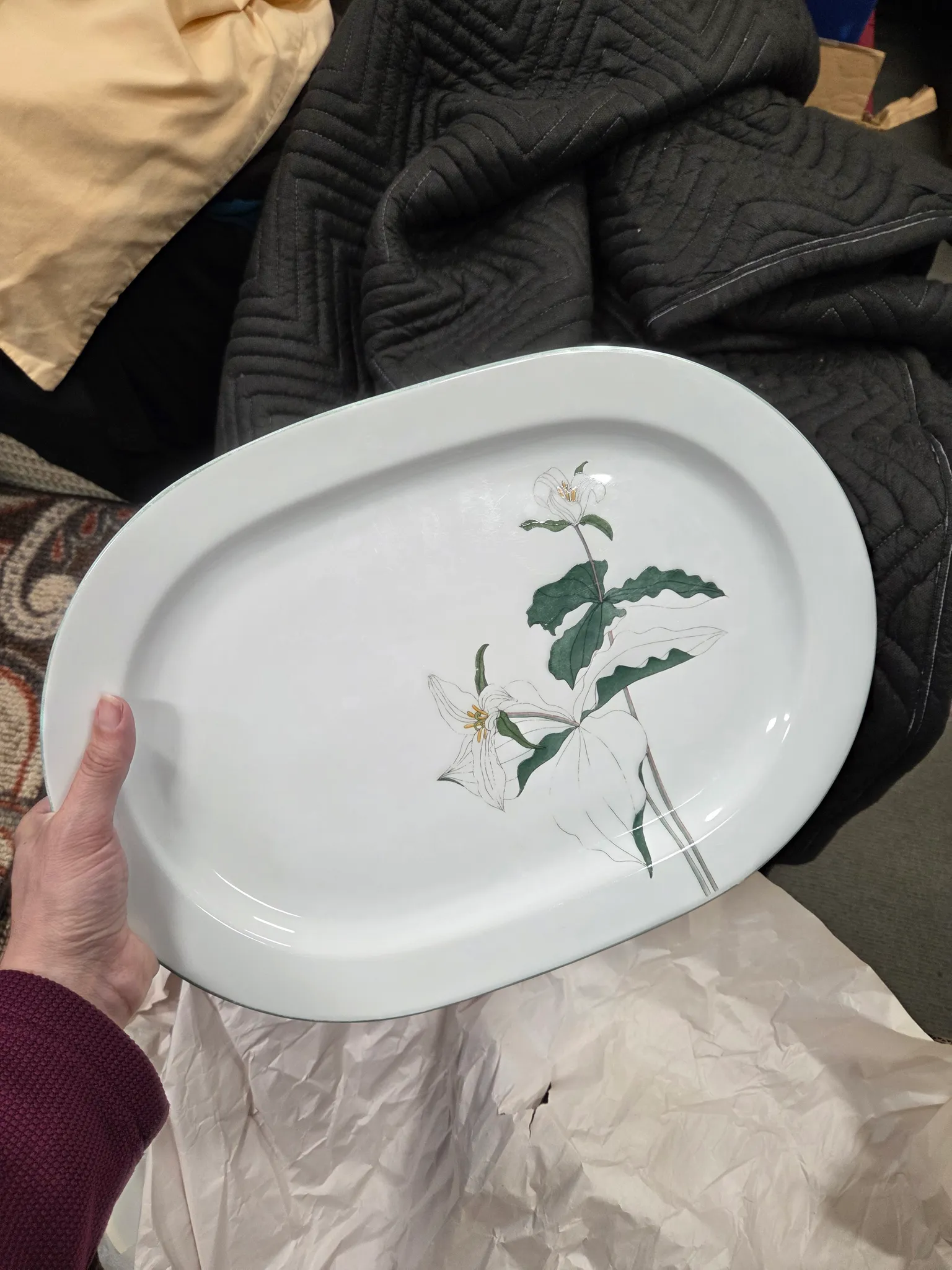 ♻️🌈💕 free w trade vintage ceramic tray photo 1