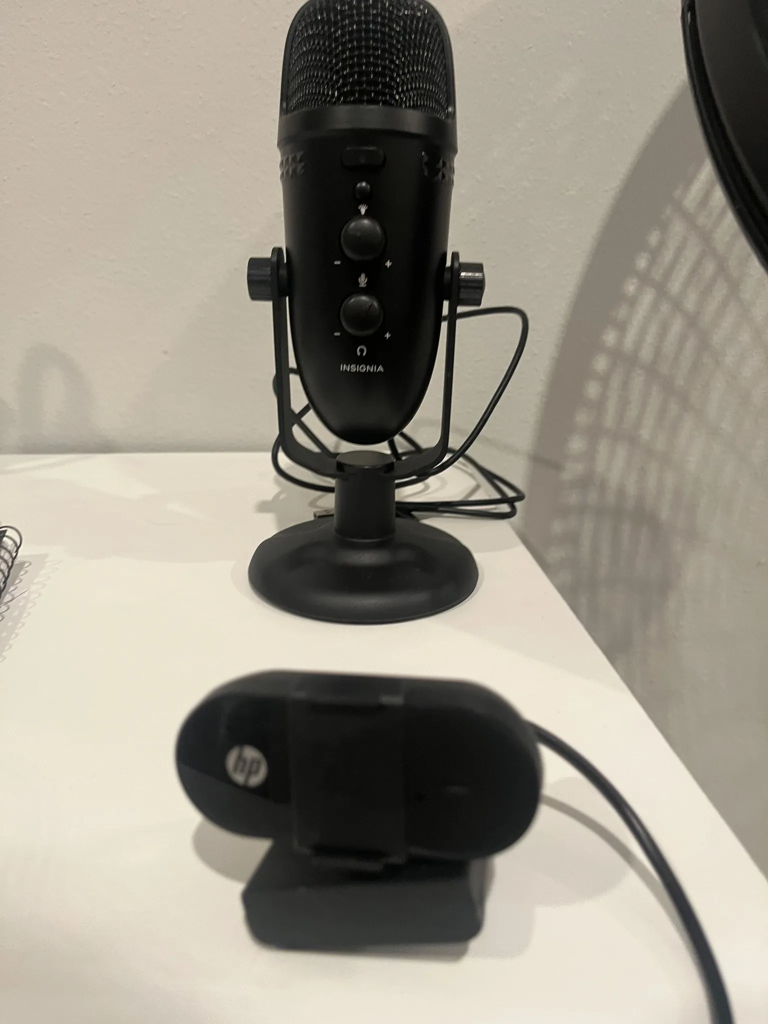 Microphone (Insignia) and camera (hp)  photo 1