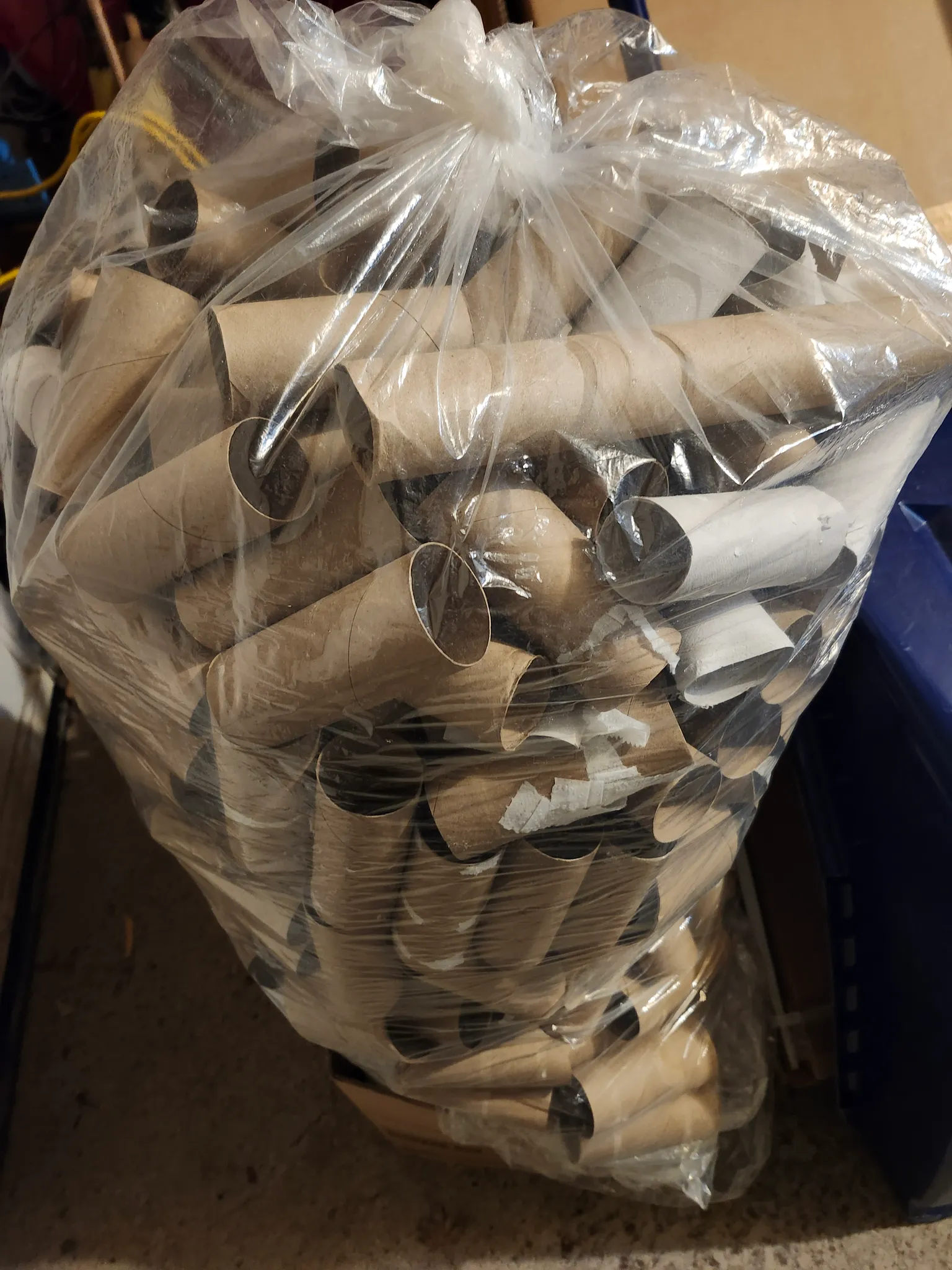 FREE Toilet paper rolls and paper towel rolls  photo 1