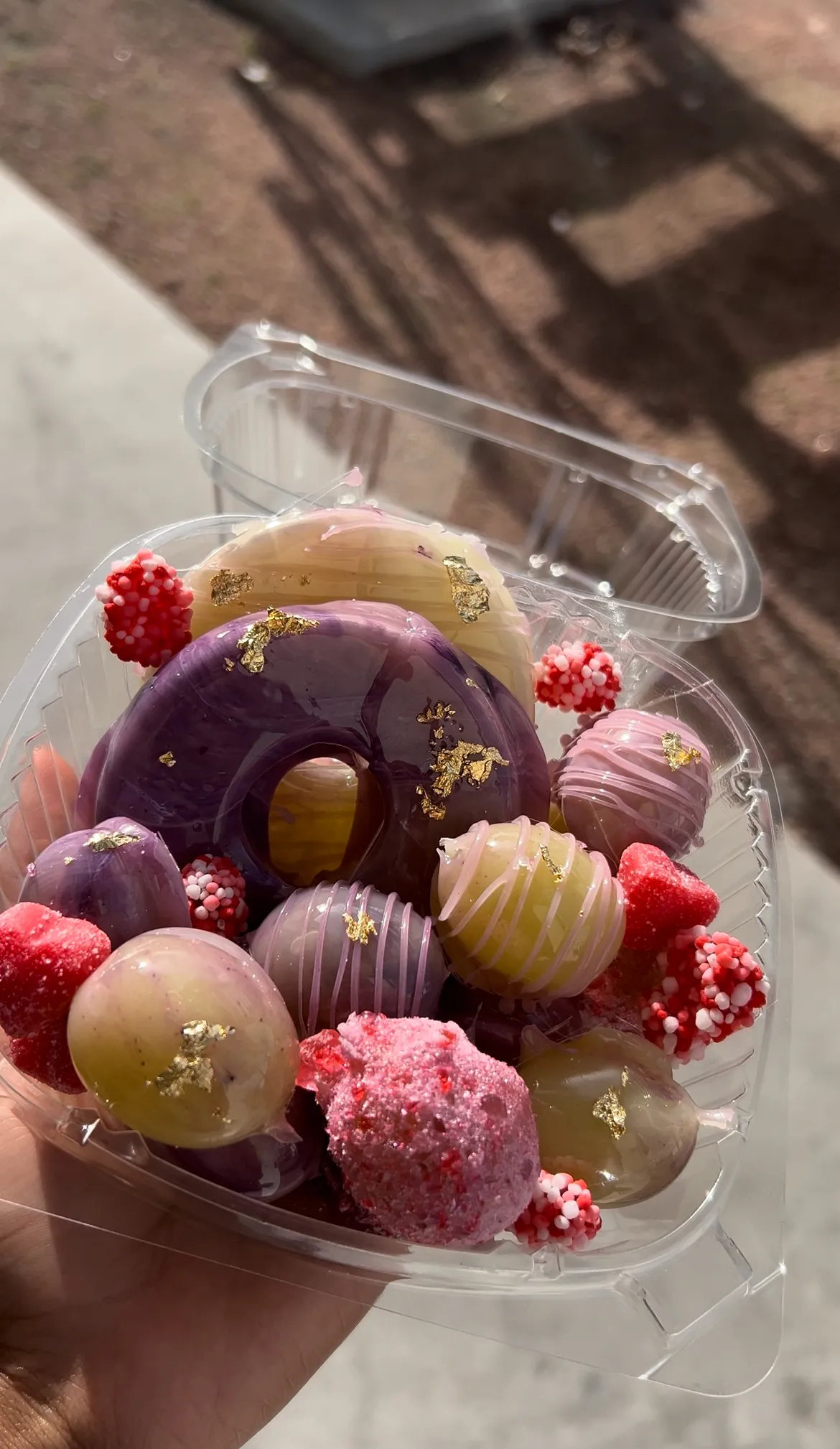  Candied grapes &pineapples  photo 1