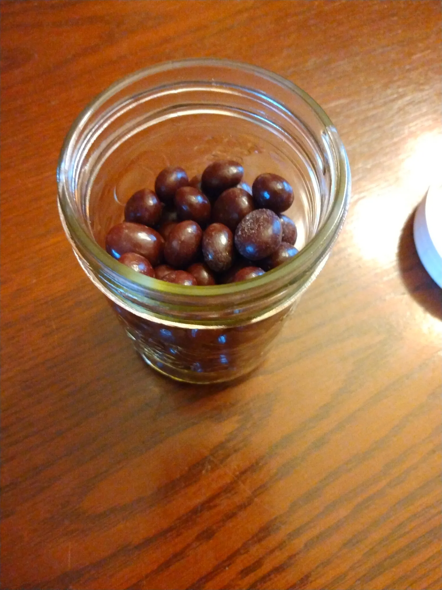 Chocolate covered coffee beans photo 1