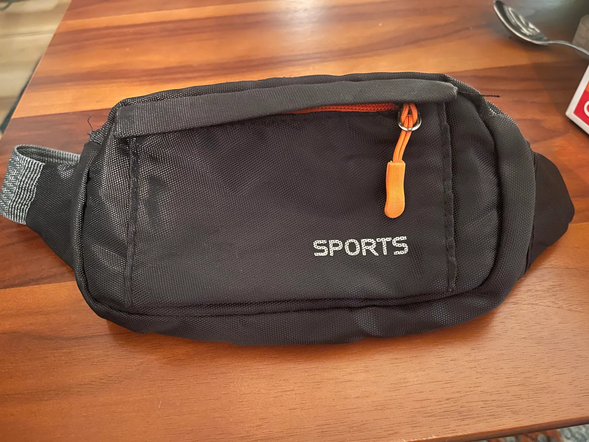 Orange and Black Belt Bag photo 1