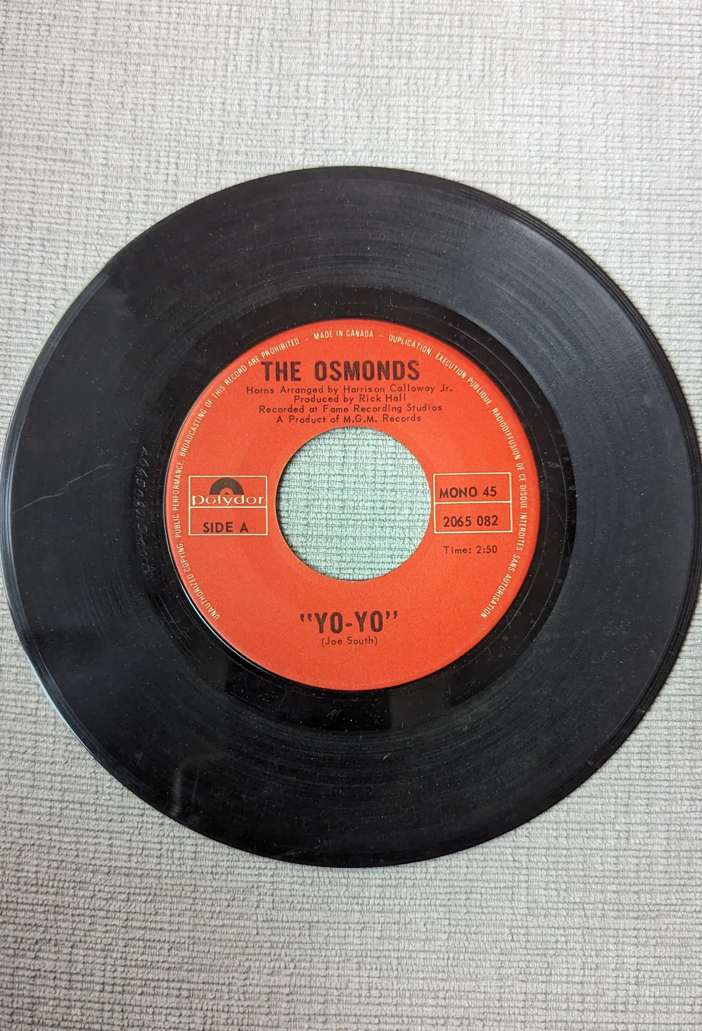 The Osmonds Small Vinyl Music Album photo 1
