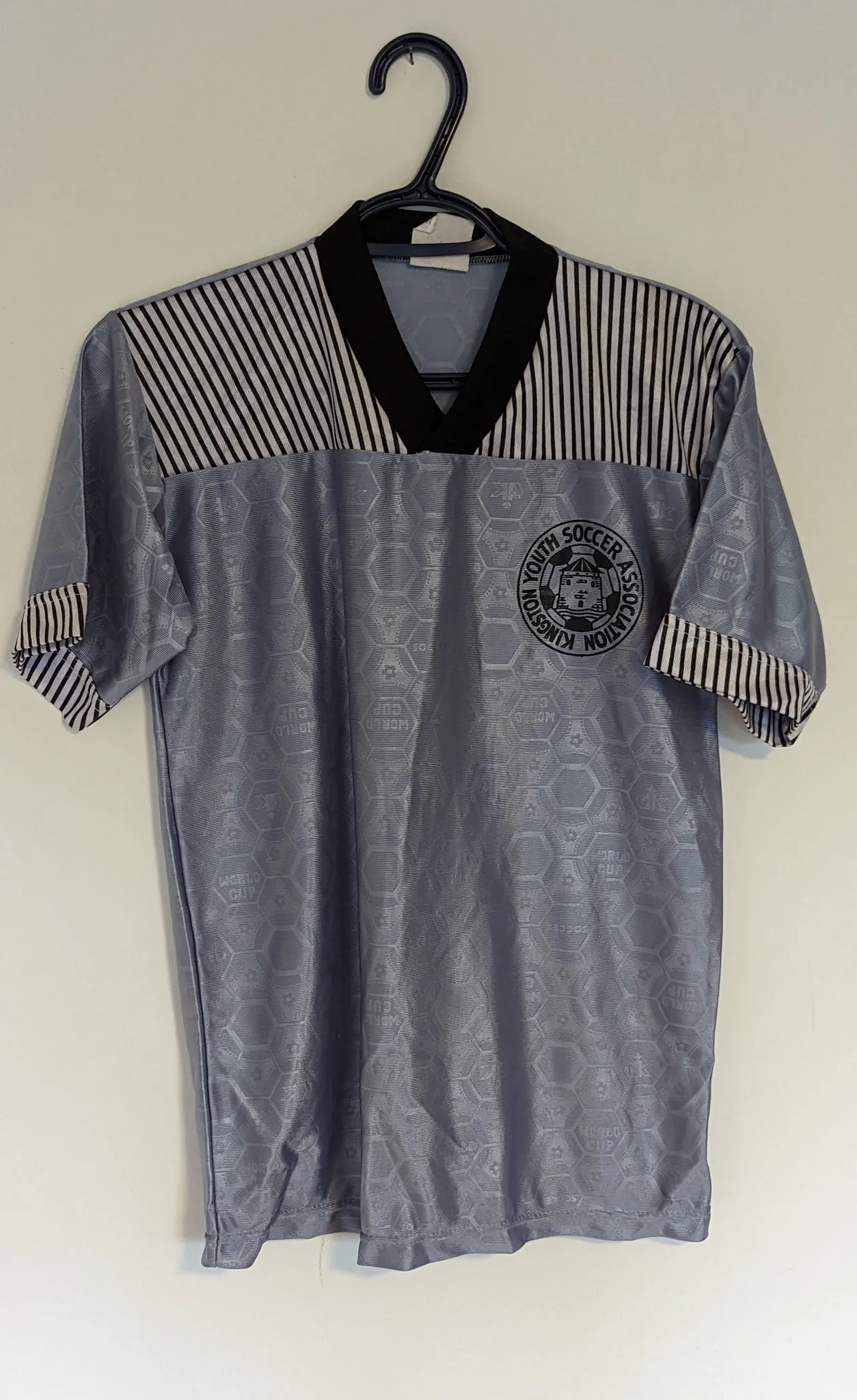 Grey Soccer Jersey (#3) - Youth Size X-Large  photo 1