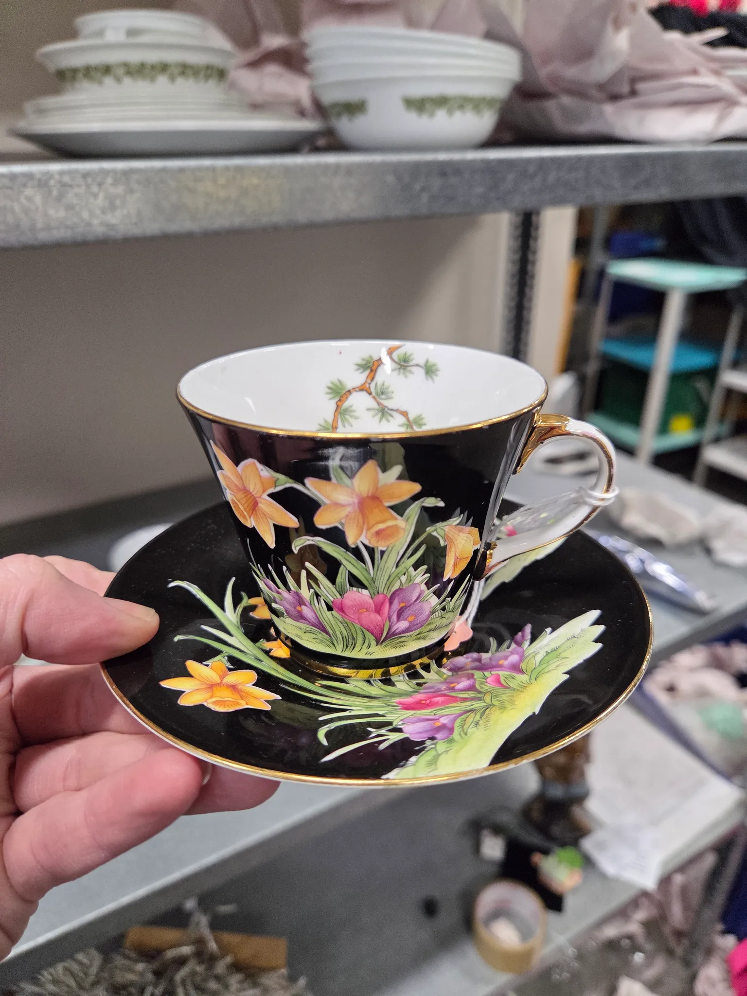 Fancy teacup n saucer photo 1