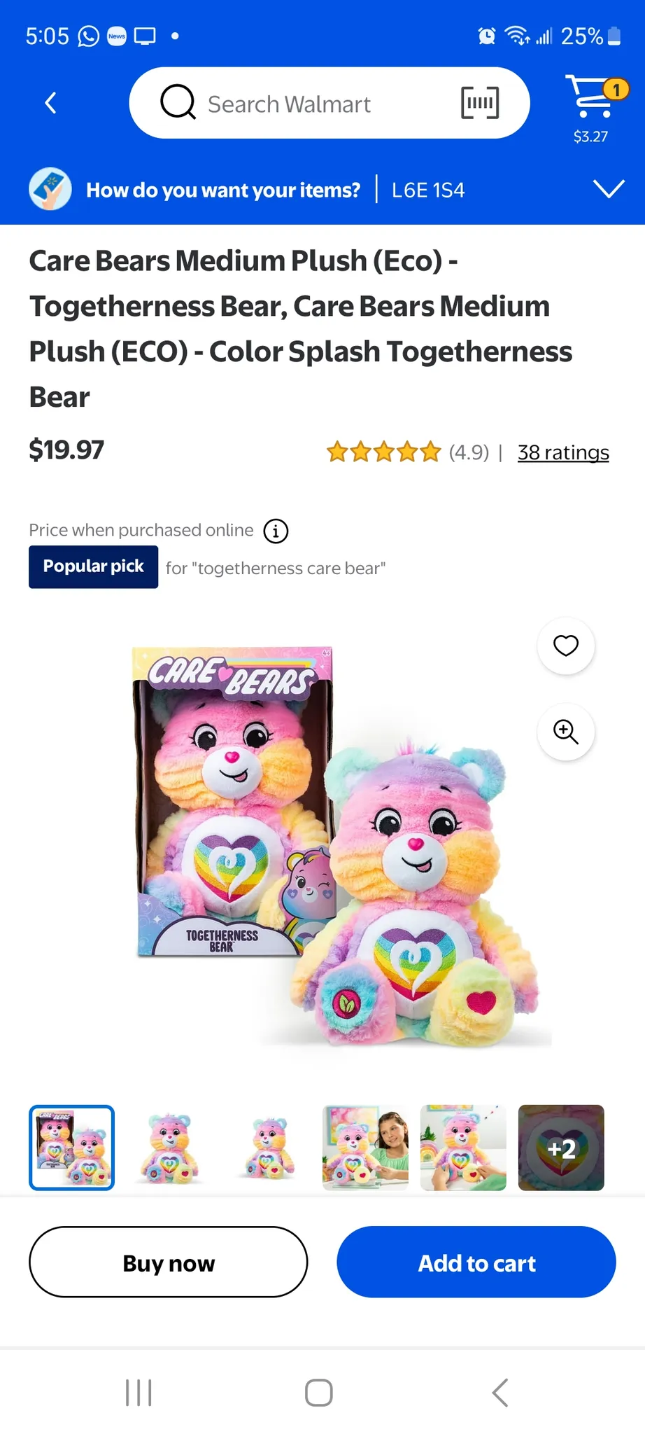 BNIB giftable carebear togetherness photo 1