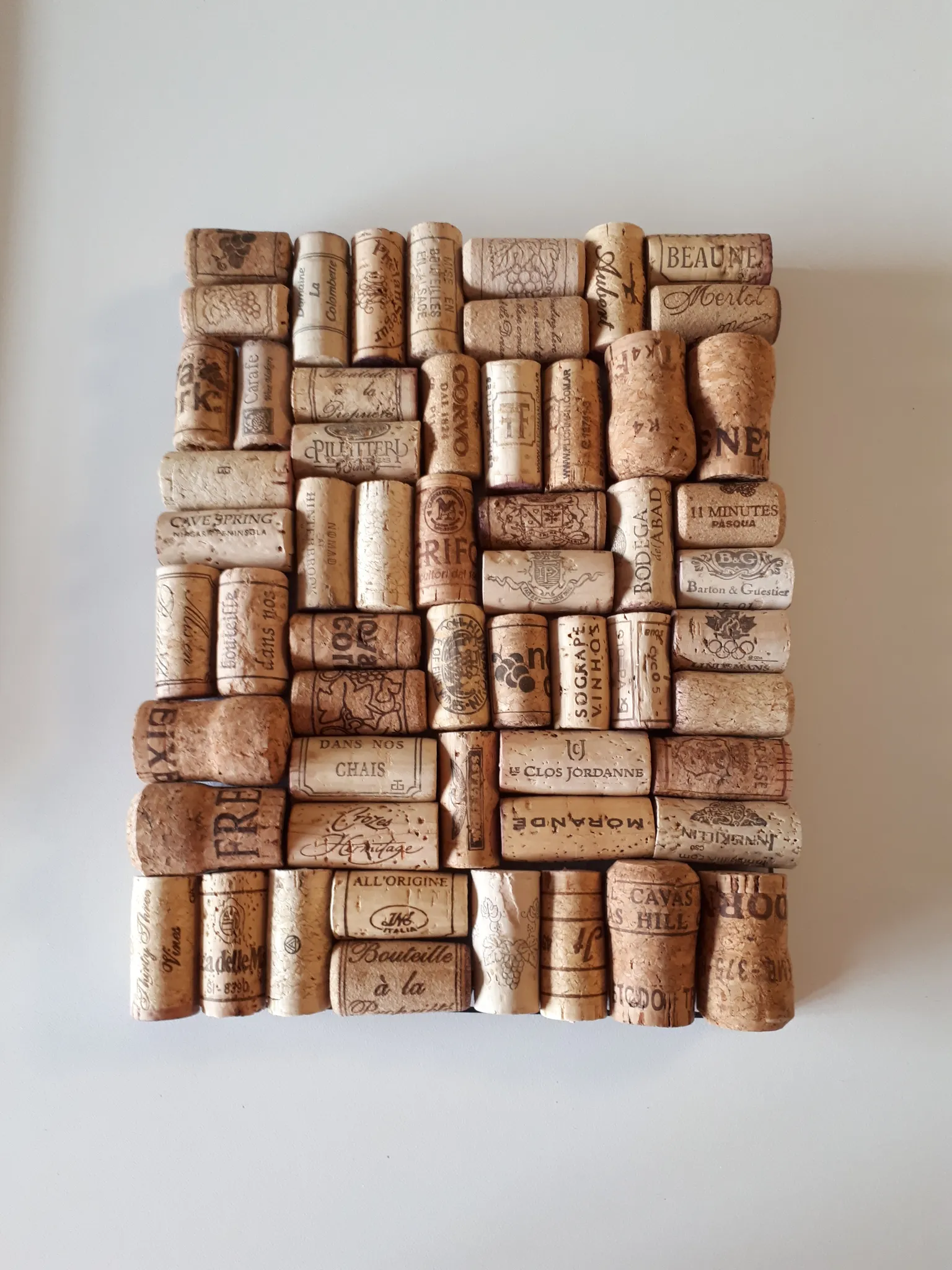 Handmade Cork Bulletin Board (Vertical) photo 1