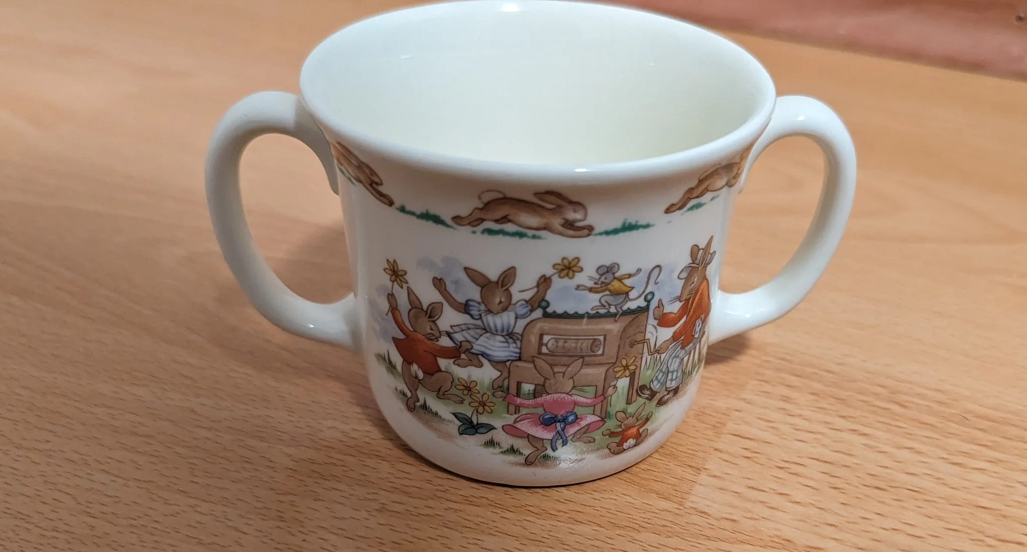 Royal Doulton Bunnykins Mug with Double Handles photo 1
