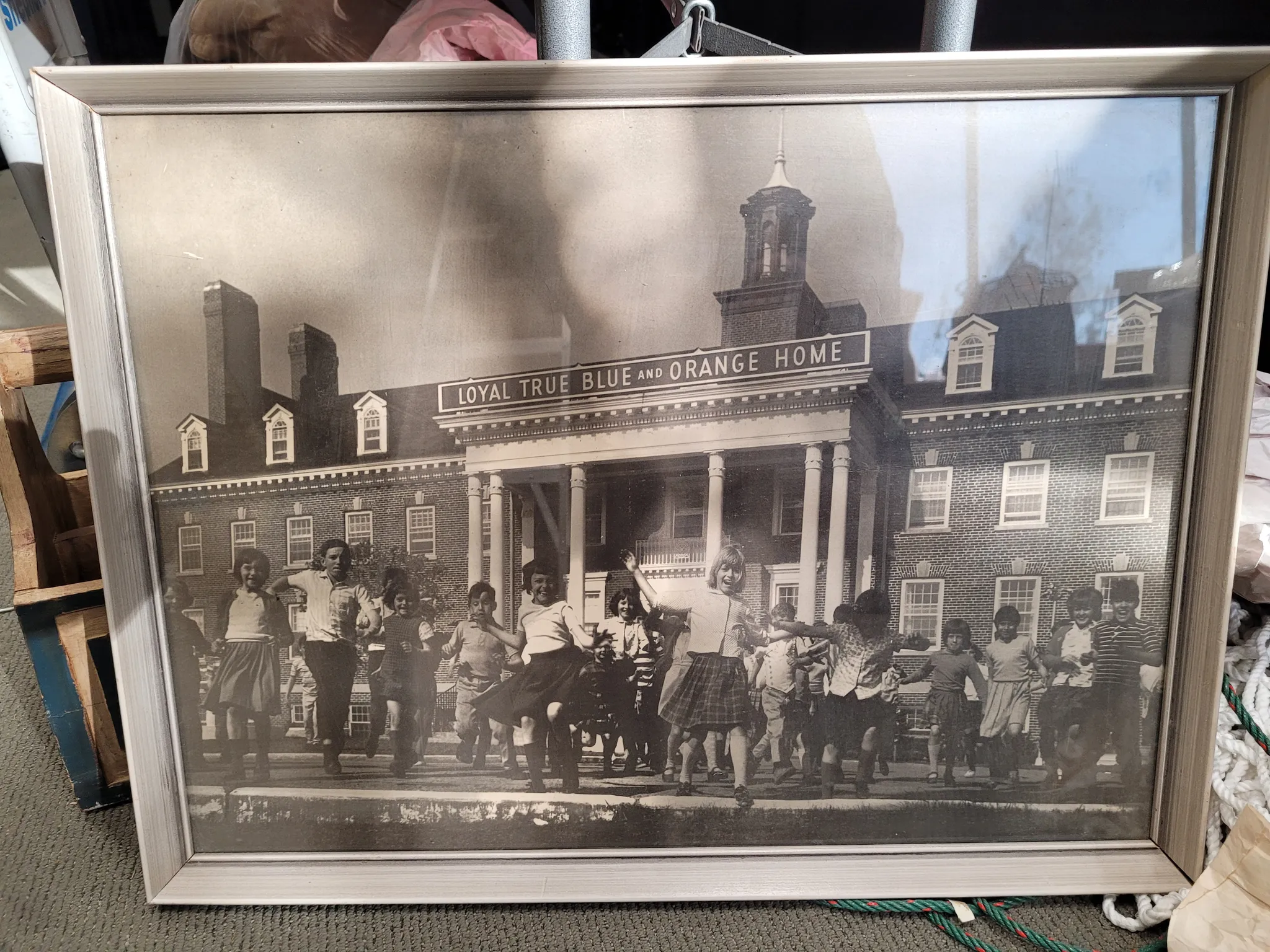 Black and white framed print photo 1