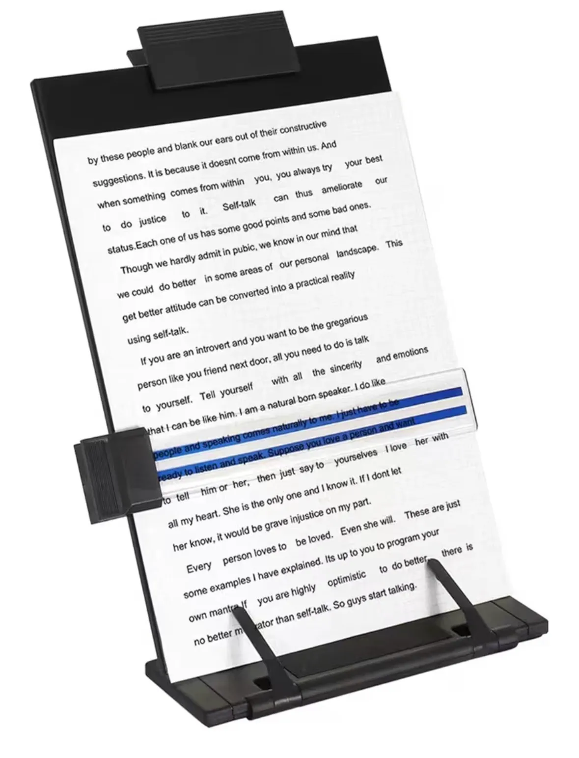 Desktop Document Holder Stand with 7 Adjustable Positions photo 1