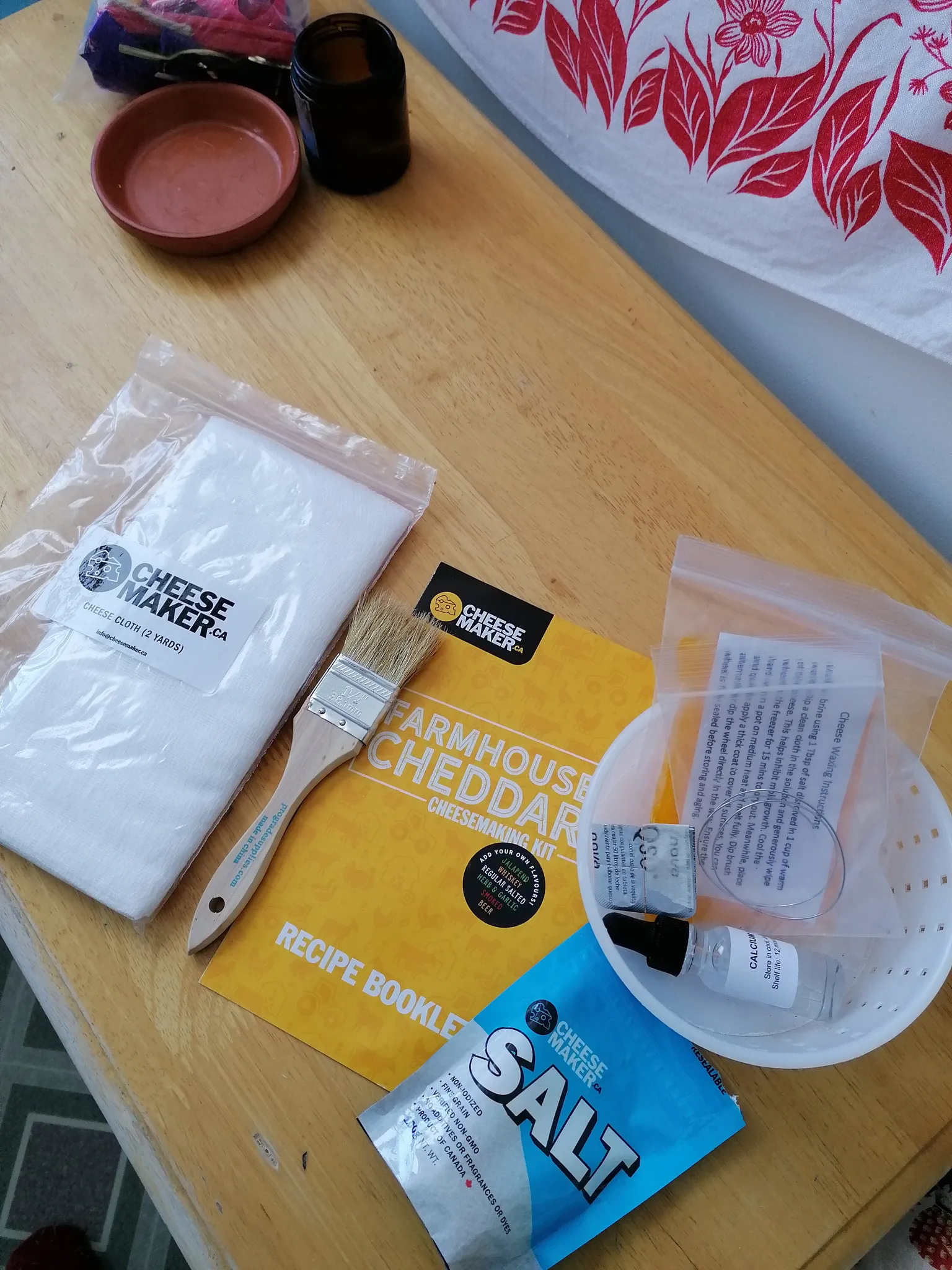 Cheddar Cheese making kit photo 1