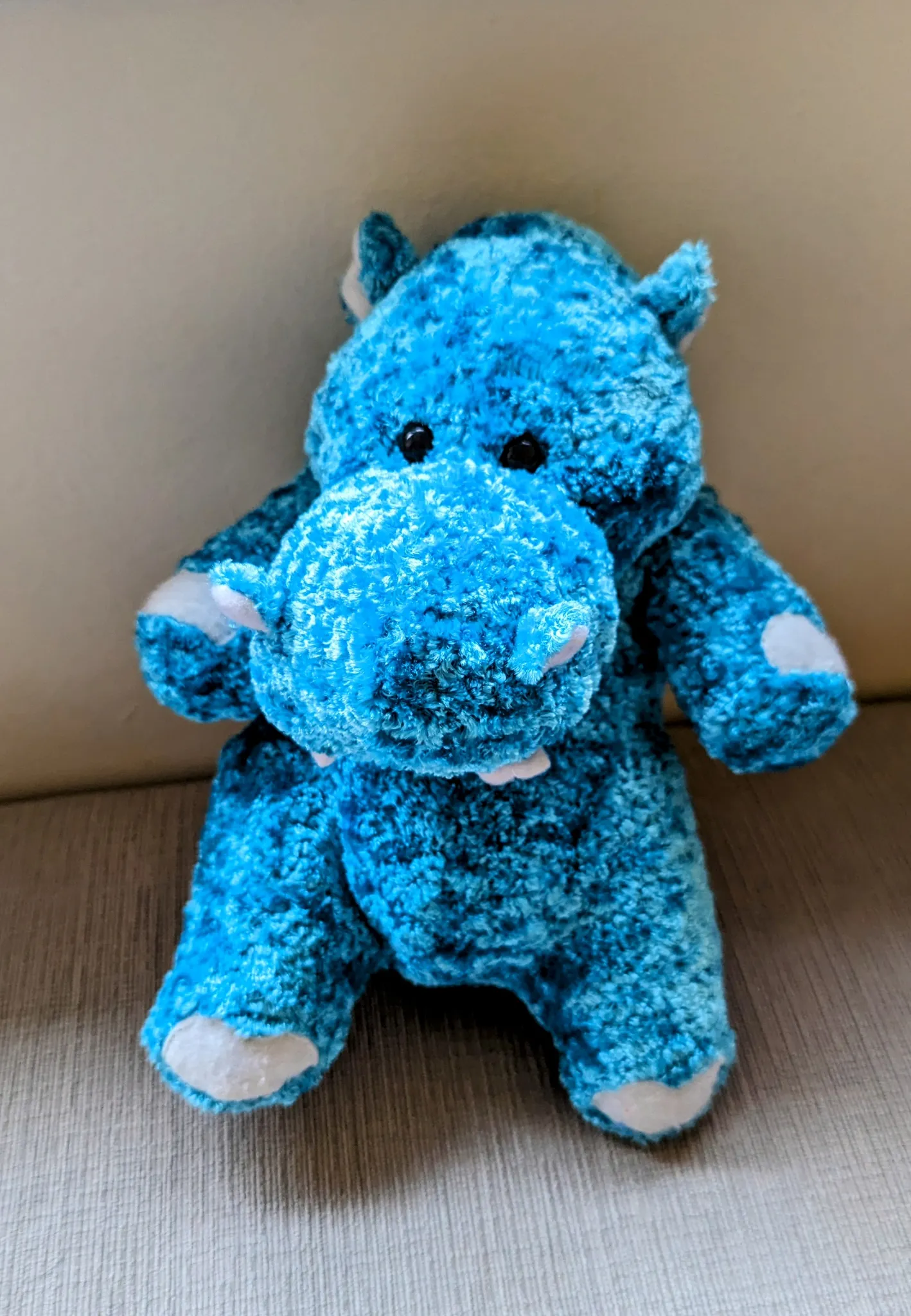 Stuffed Blue Hippo photo 1