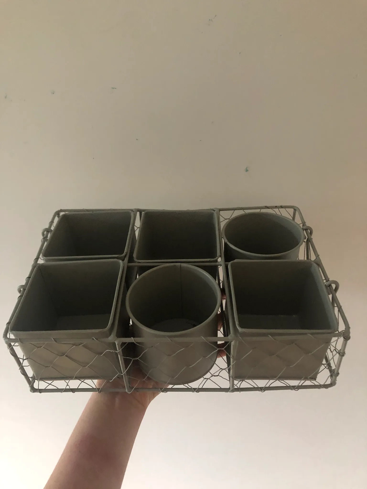 Grey storage bin  photo 1