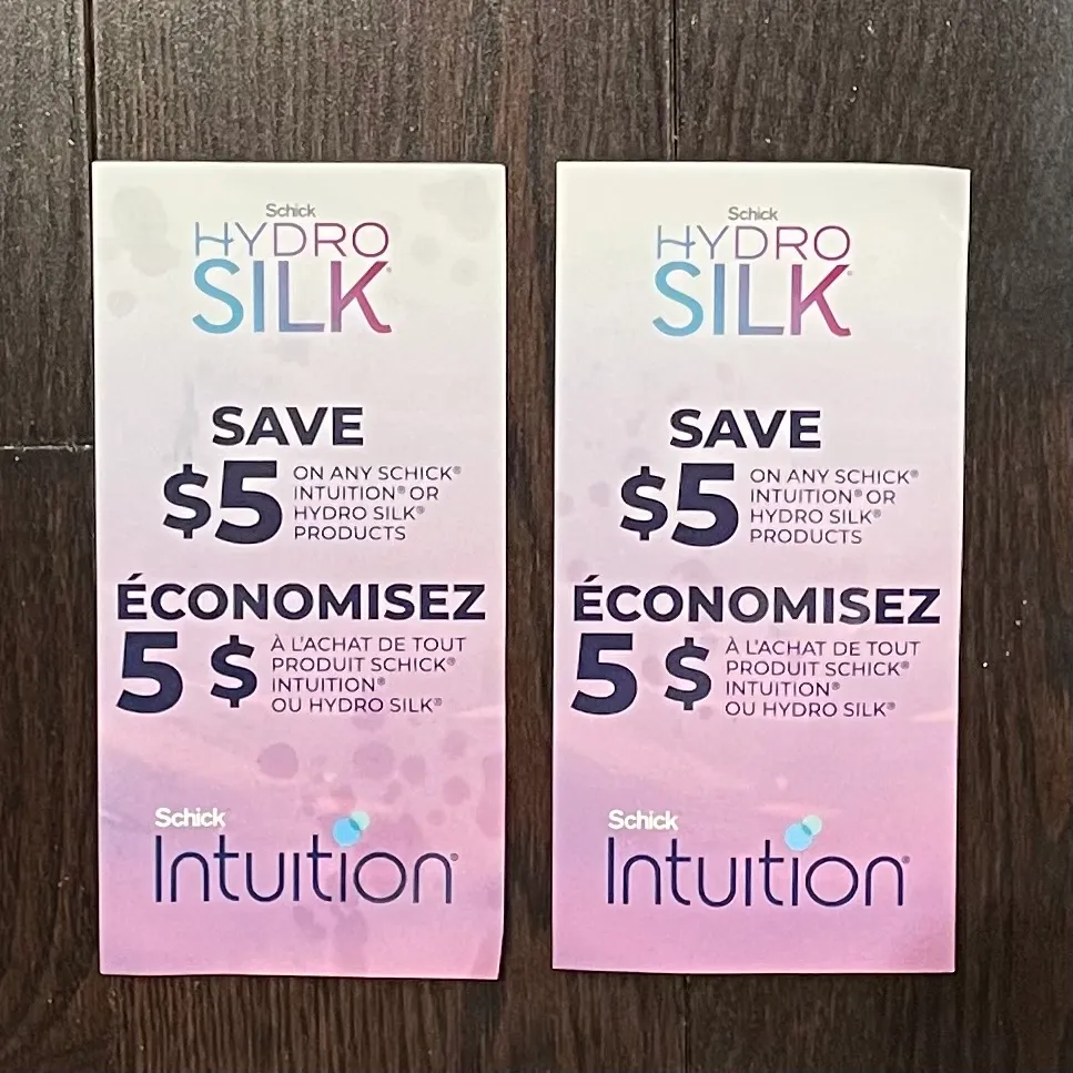 Schick Hydro Silk Razor Coupons  photo 1