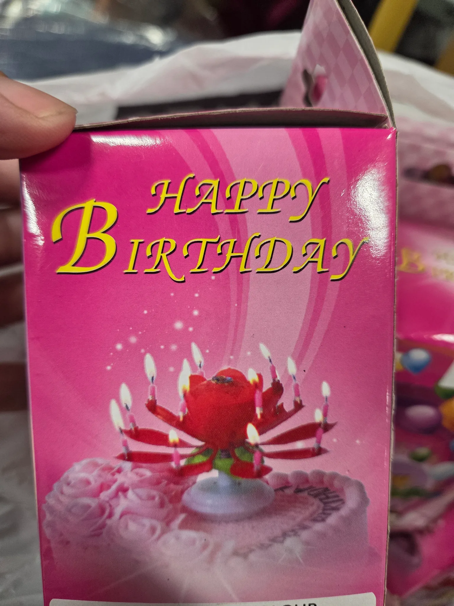 Musical birthday candles spins  photo 1