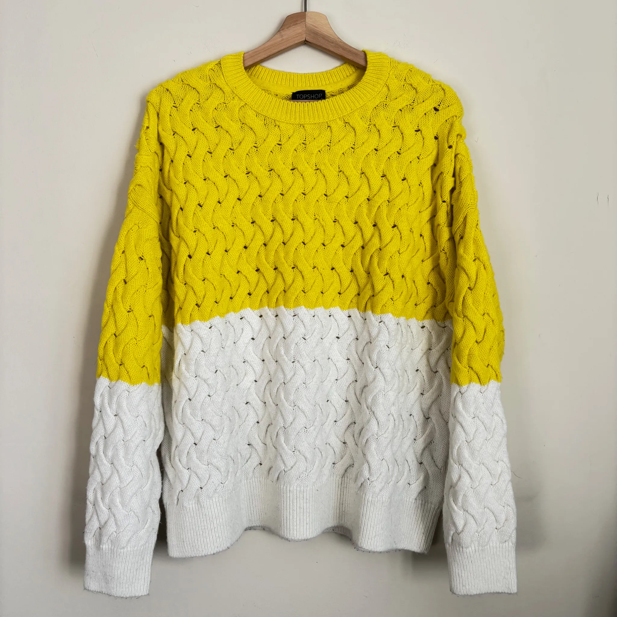 TopShop Colourblock Knit Sweater photo 1