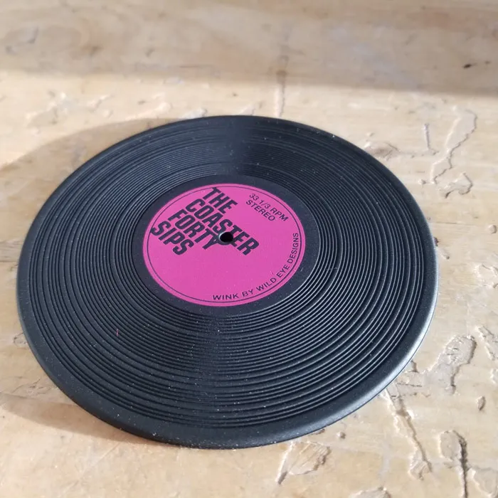 Coasters Rubber - Mini Vinyl LP photo 1