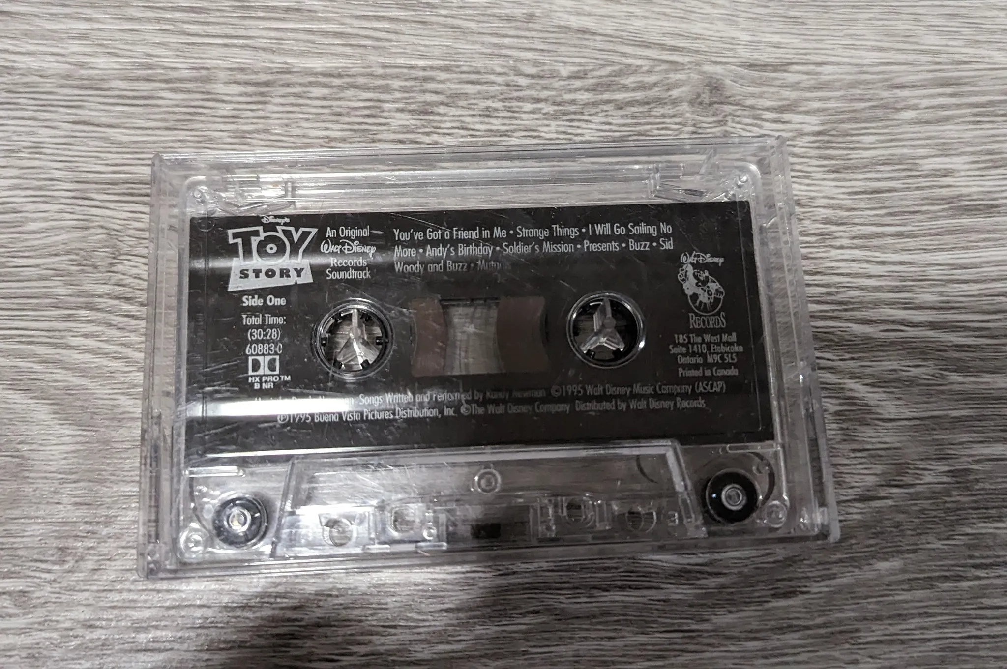 Toy Story Disney Music Cassette Tape photo 1